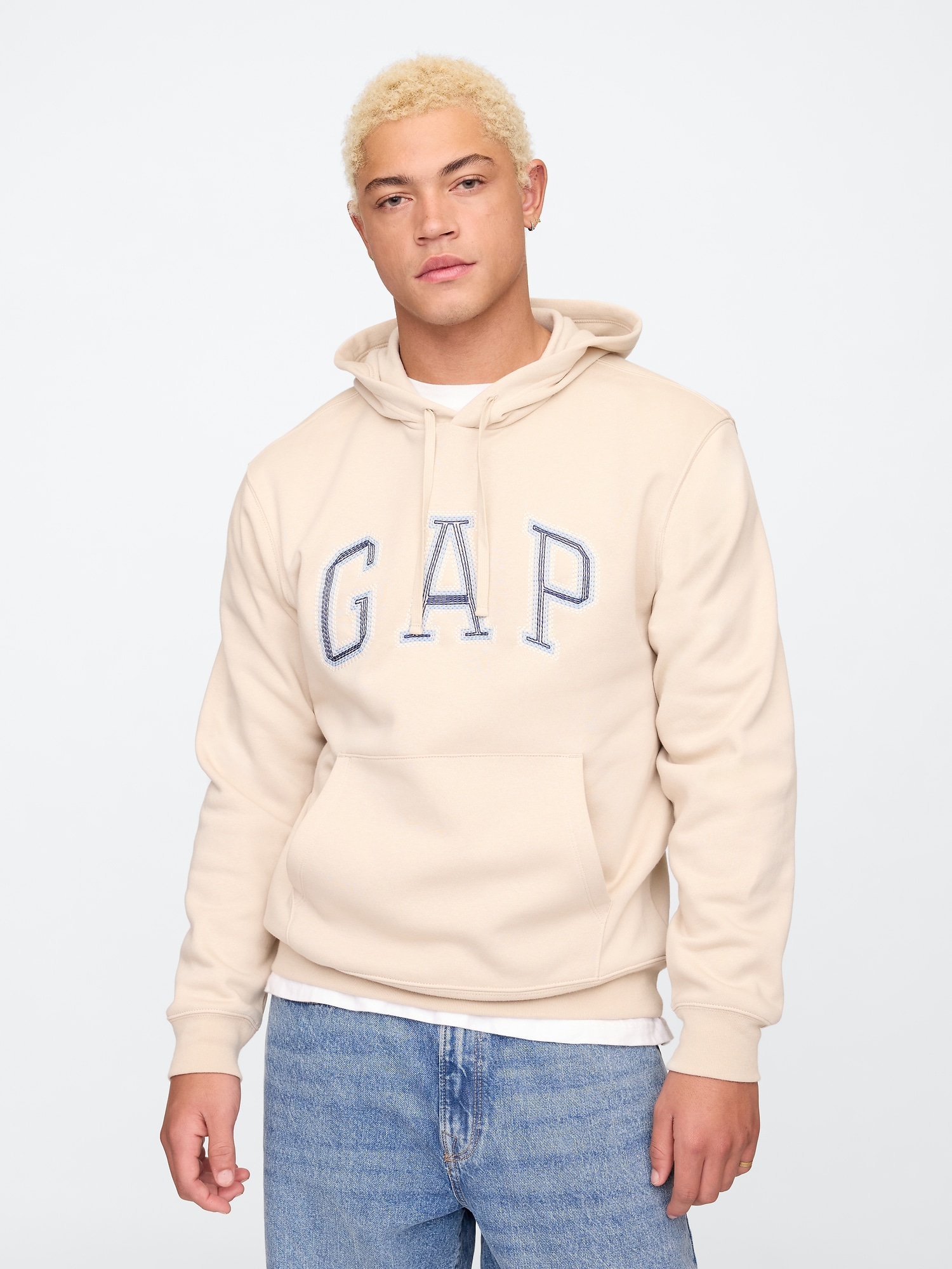 Relaxed Gap Logo Hoodie