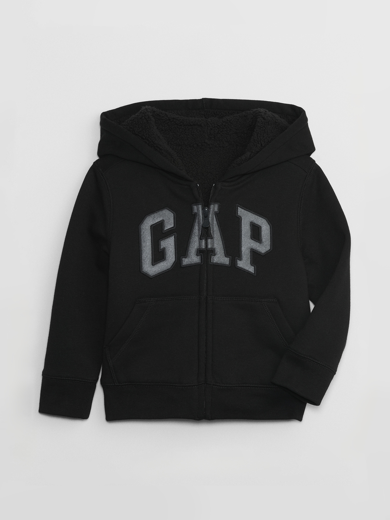 babyGap Logo Sherpa Zip Hoodie