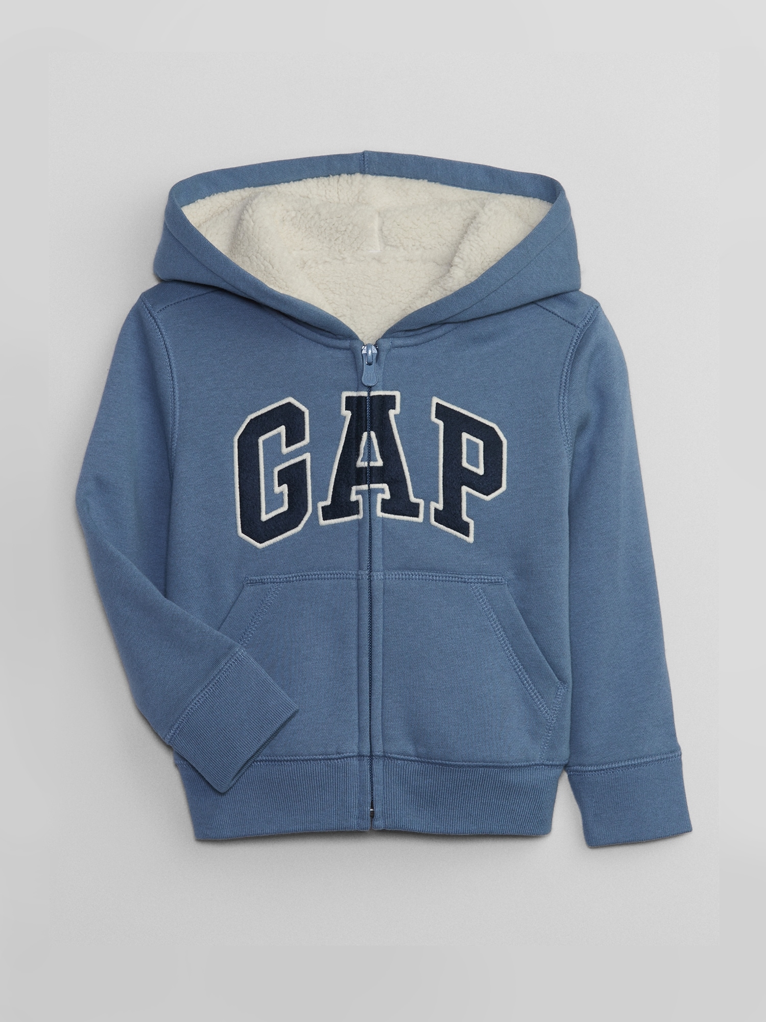 babyGap Logo Sherpa Zip Hoodie