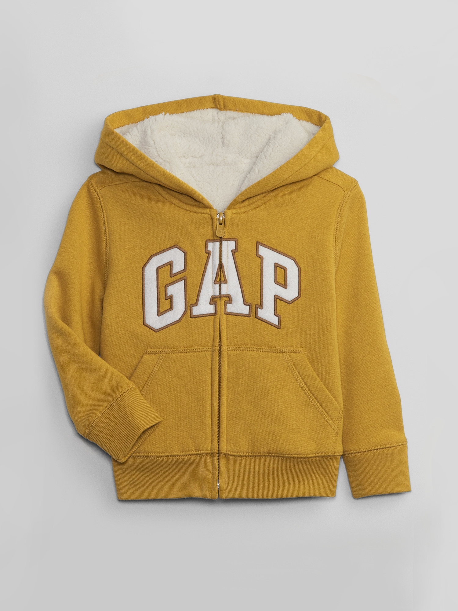 babyGap Logo Sherpa Zip Hoodie