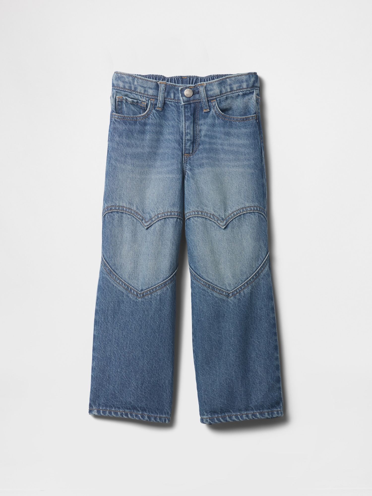 babyGap Wide-Leg Heart Jeans