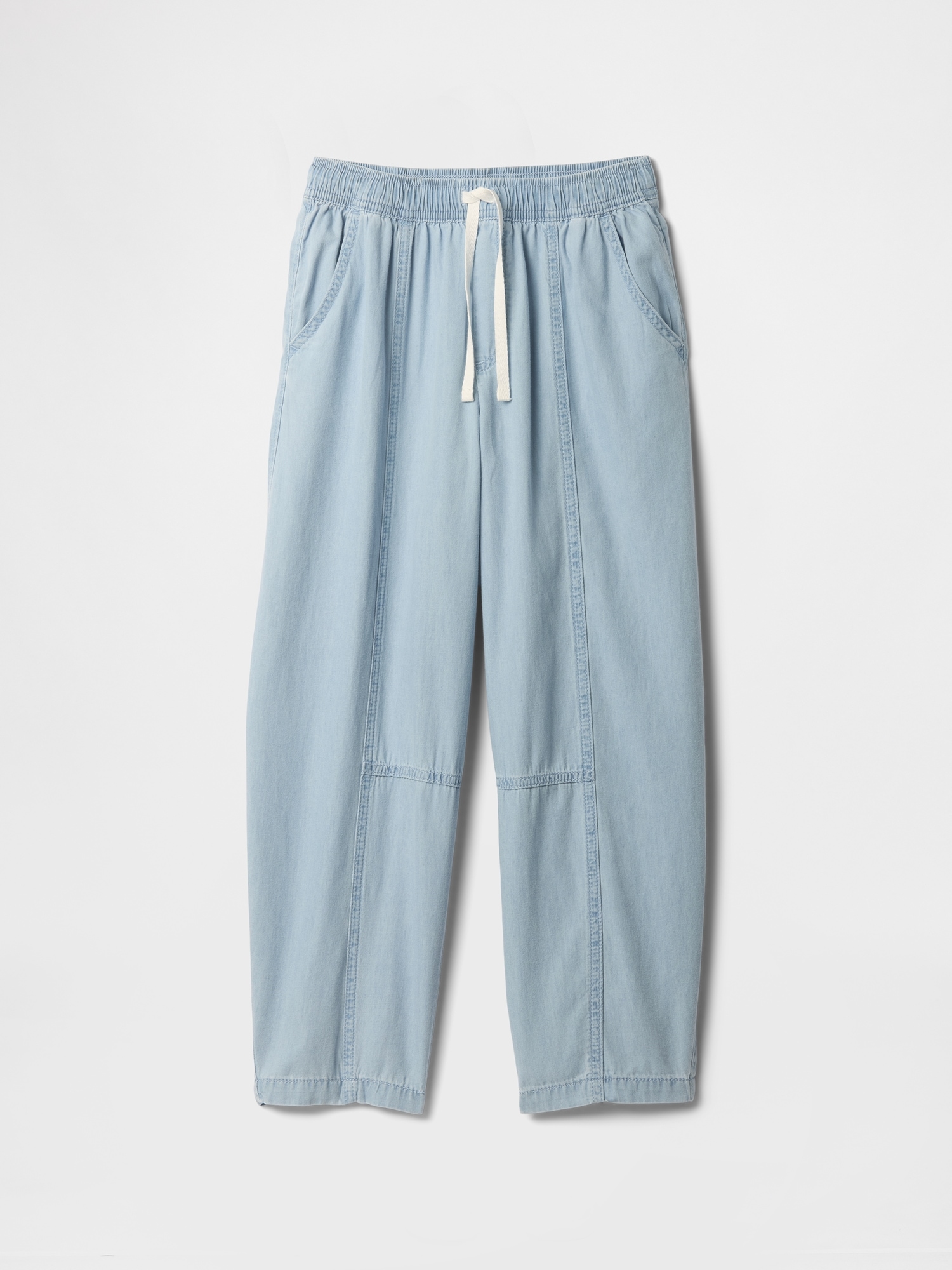 Kids High Rise Pull-On Barrel Pants