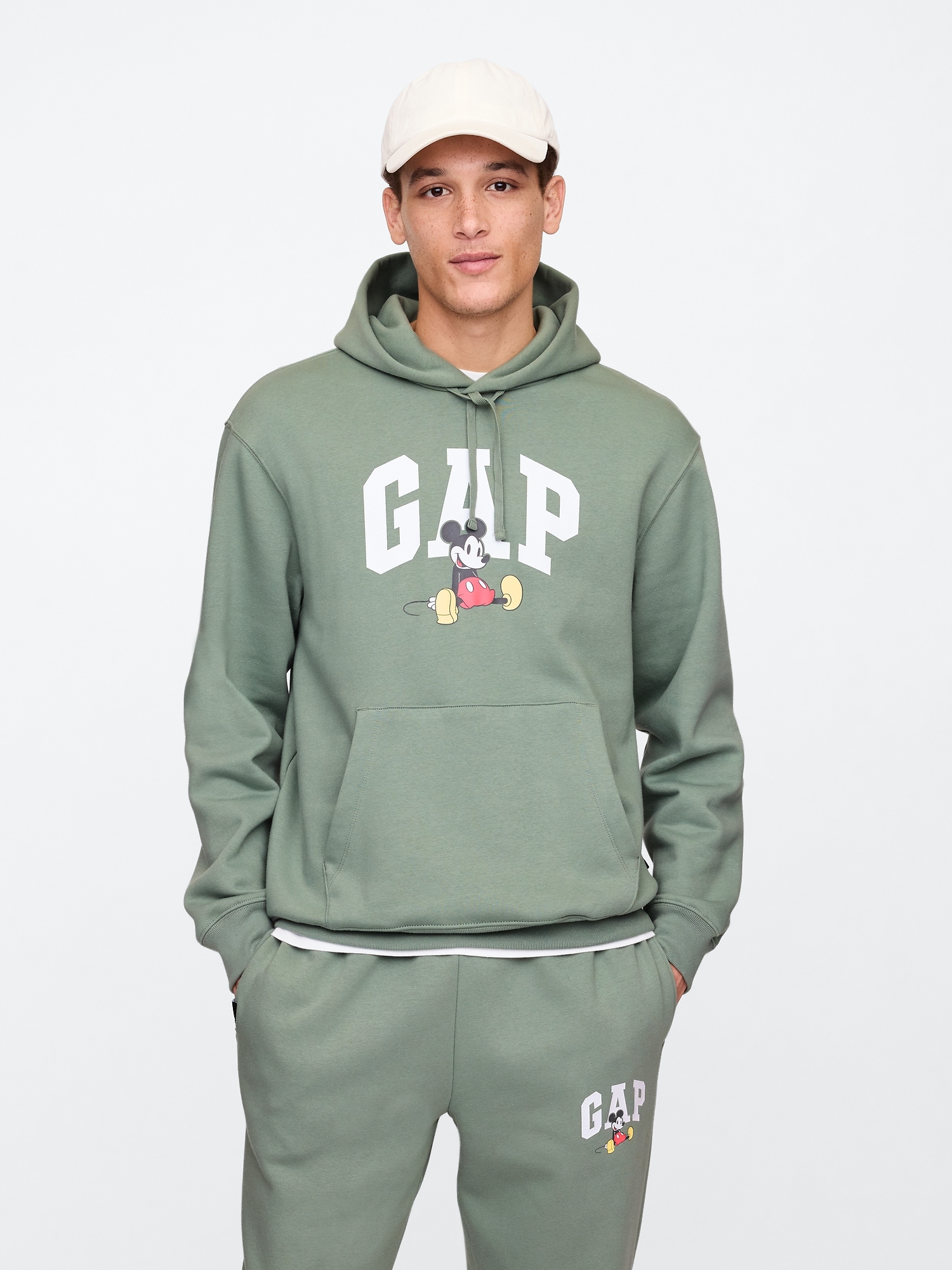 Gap × Disney Mickey Mouse Relaxed Gap Logo Hoodie