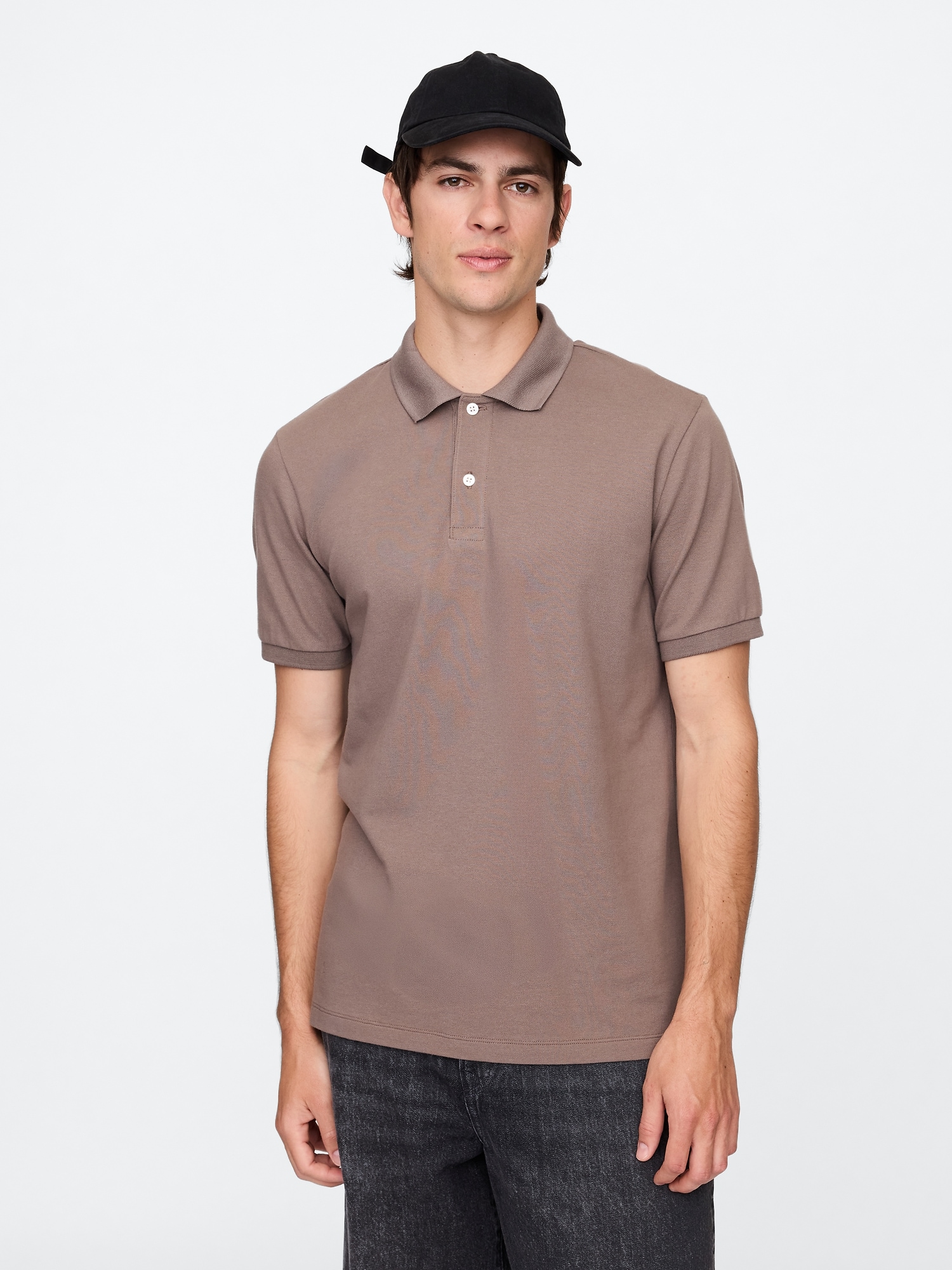 Stretch Pique Polo Shirt