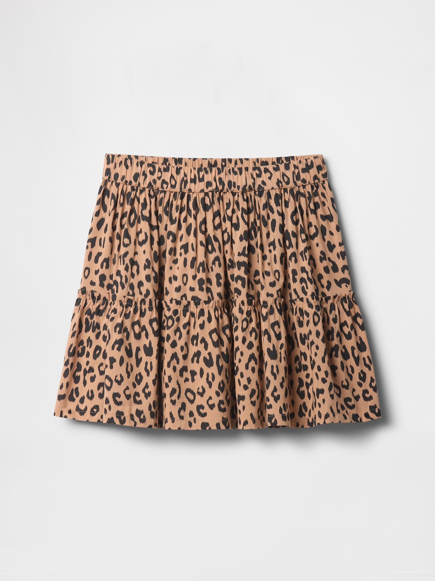 Kids Print Tiered Skirt