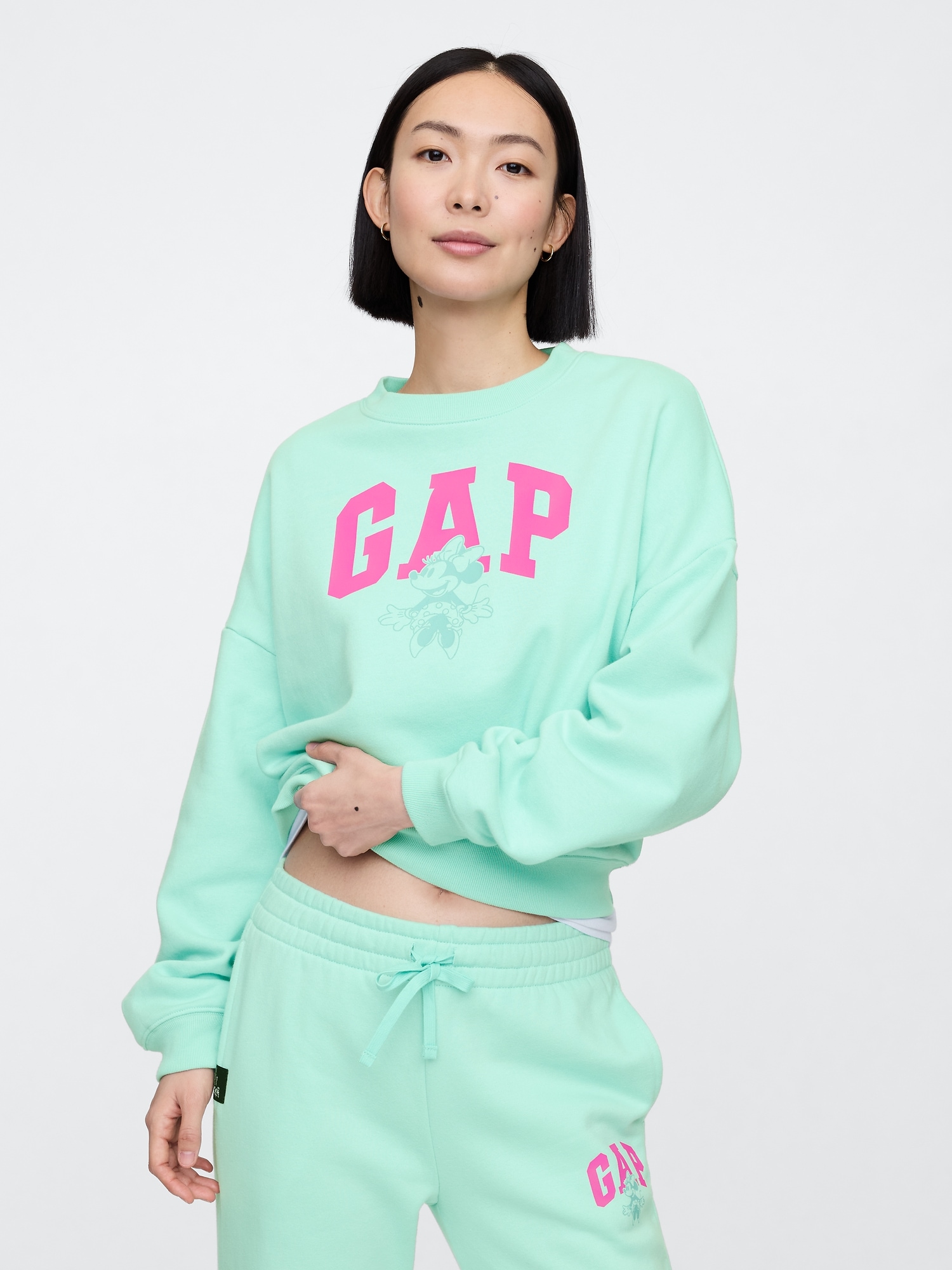 Gap × Disney Minnie Mouse Oversized Gap Logo Sweatshirt