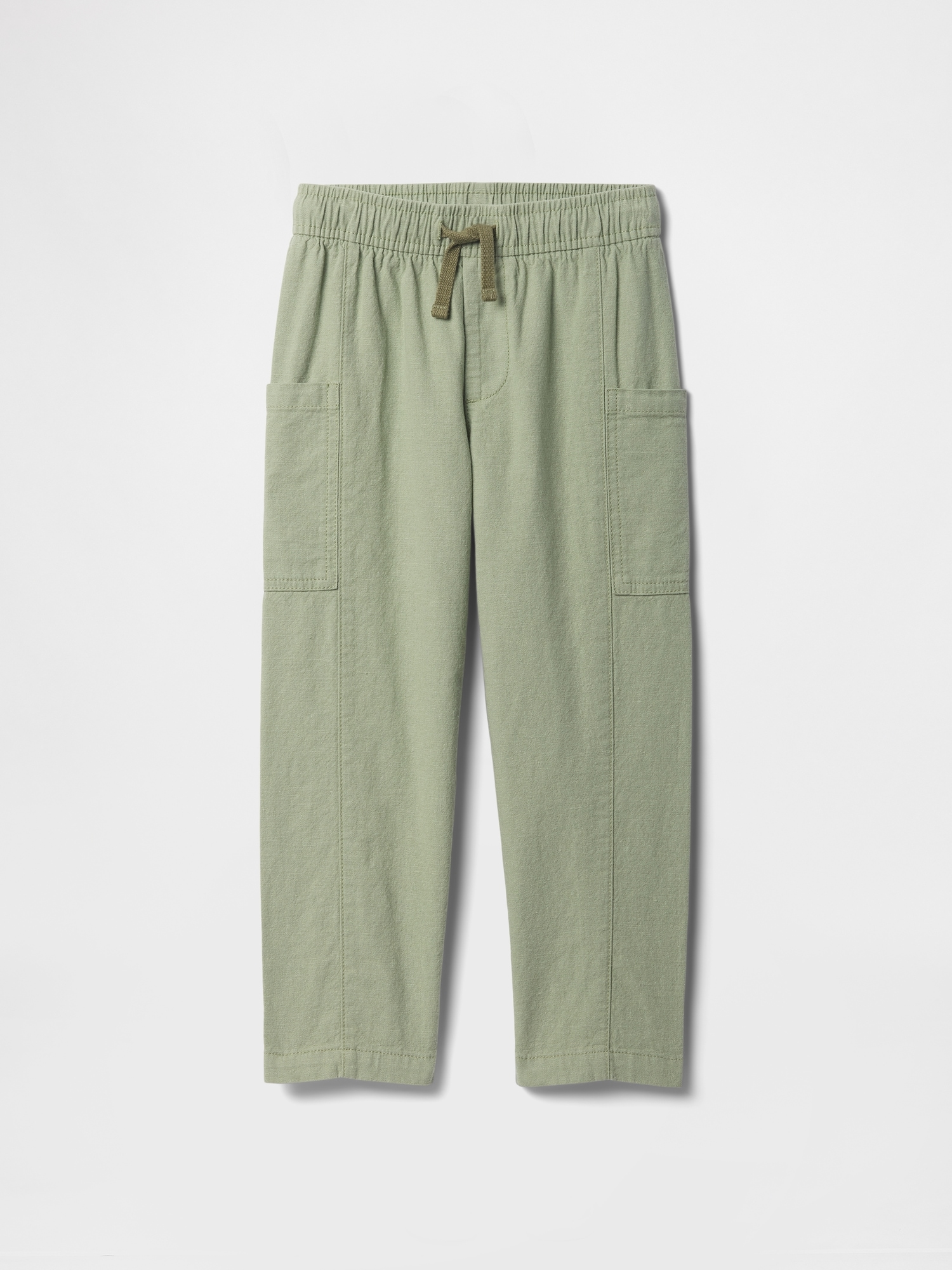 babyGap Linen-Blend Pull-On Cargo Pants