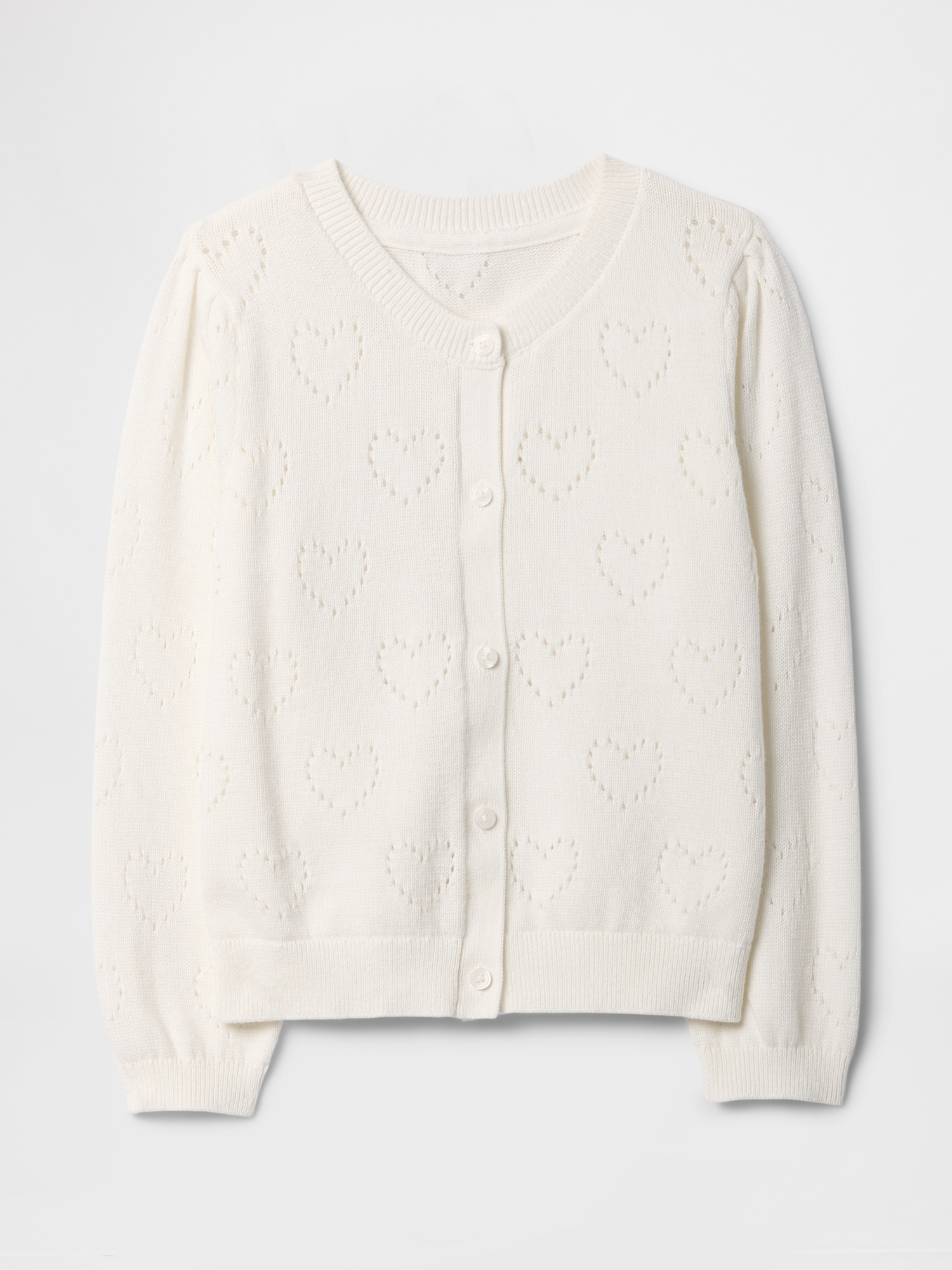 babyGap Pointelle Heart Cardigan