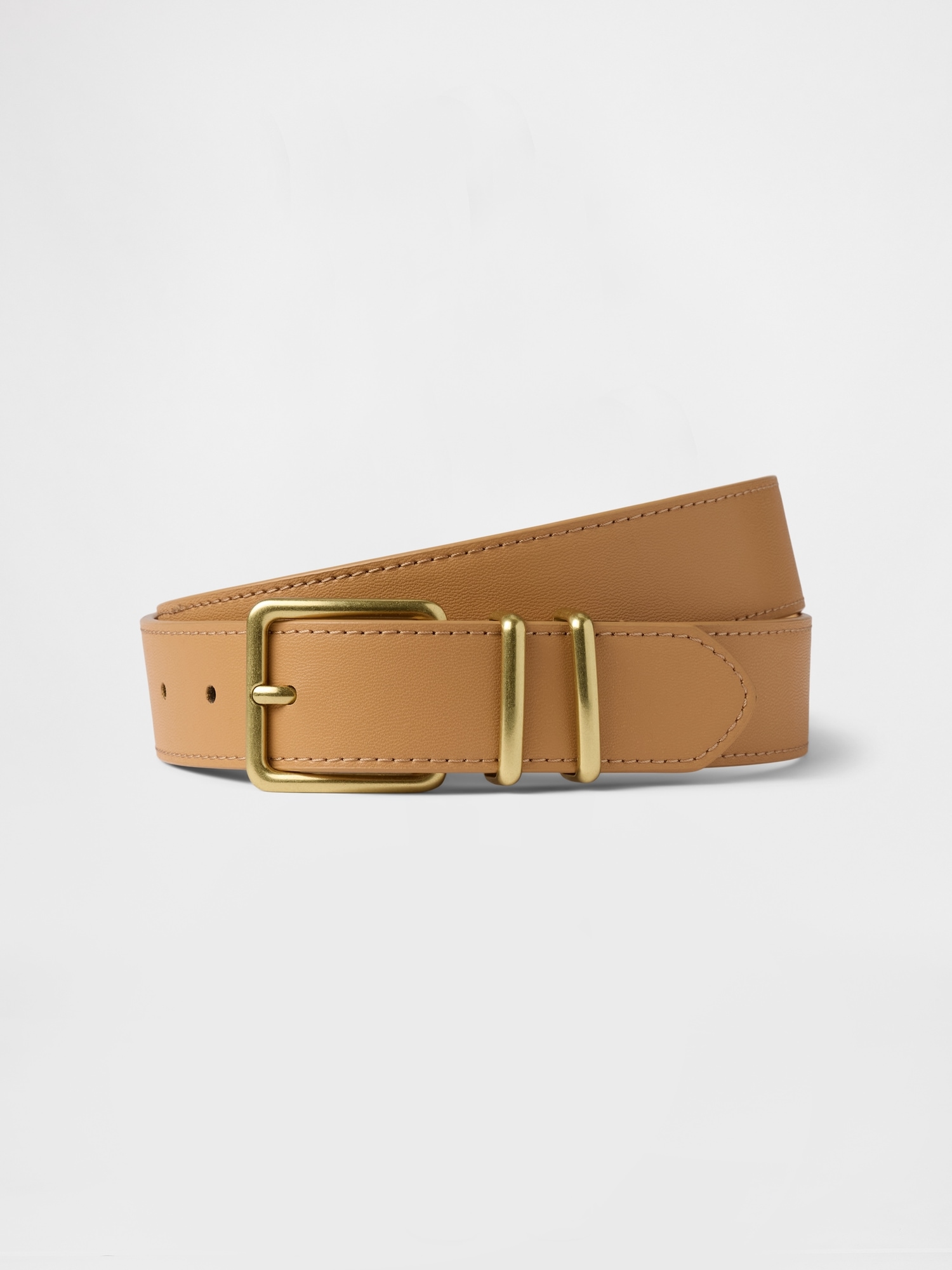 Skinny Vegan-Leather Belt