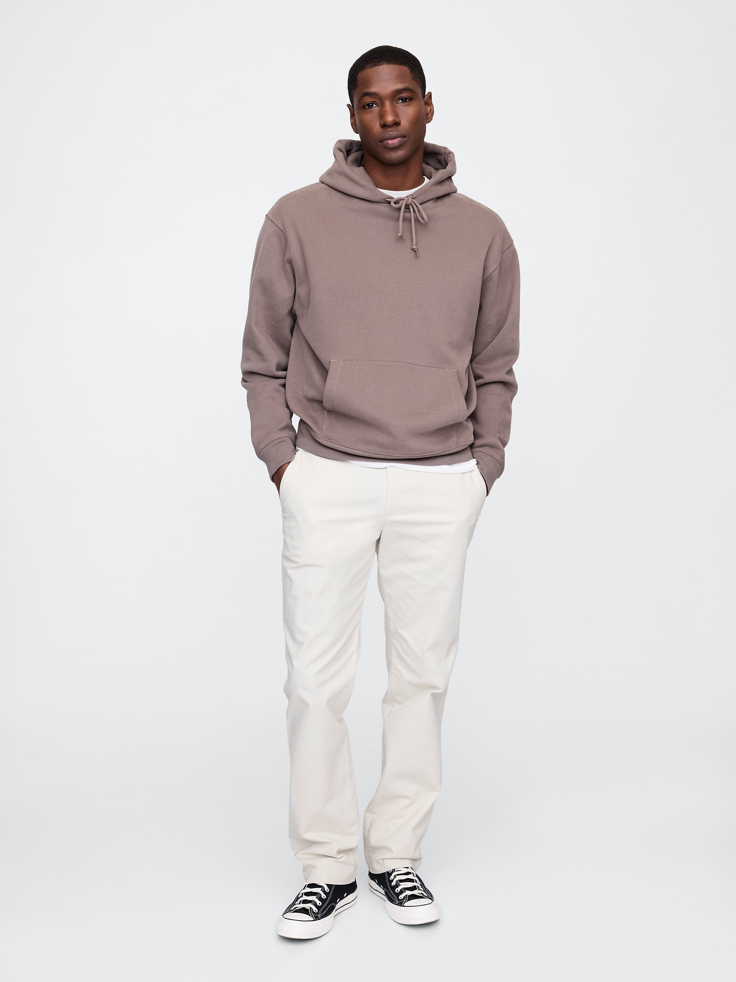 GapFlex Essential Khakis in Straight Fit - Beige