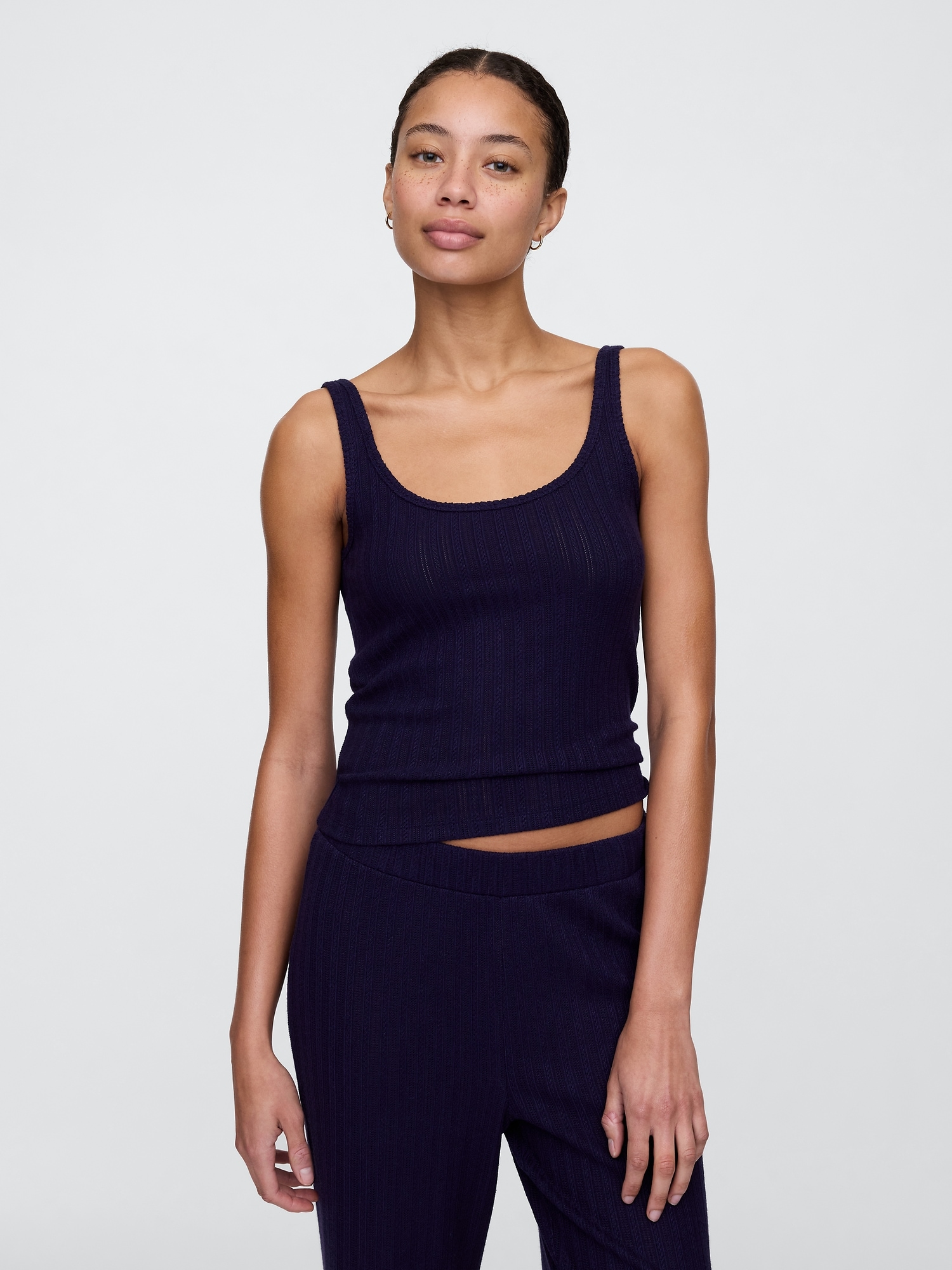 Pointelle PJ Tank Top