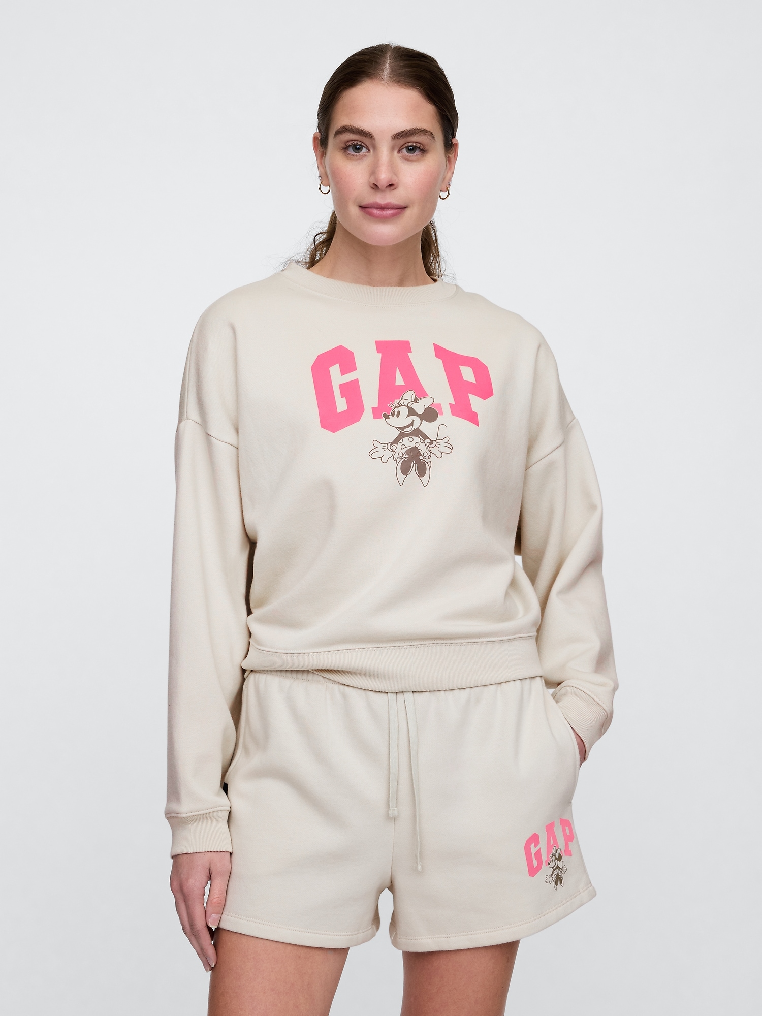 Gap × Disney Minnie Mouse Oversized Gap Logo Sweatshirt