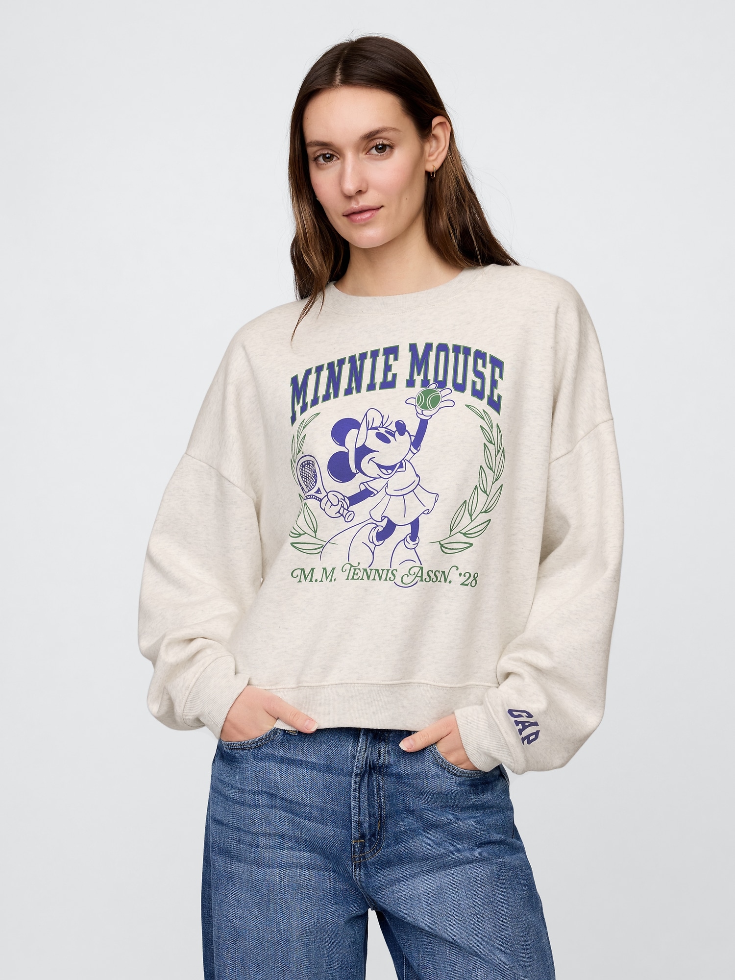 Disney Minnie Mouse Oversized Graphic Sweatshirt