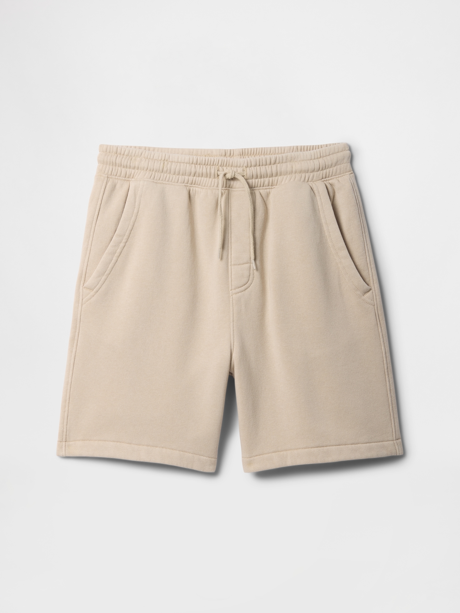 Kids Washed-Fleece Pull-On Shorts