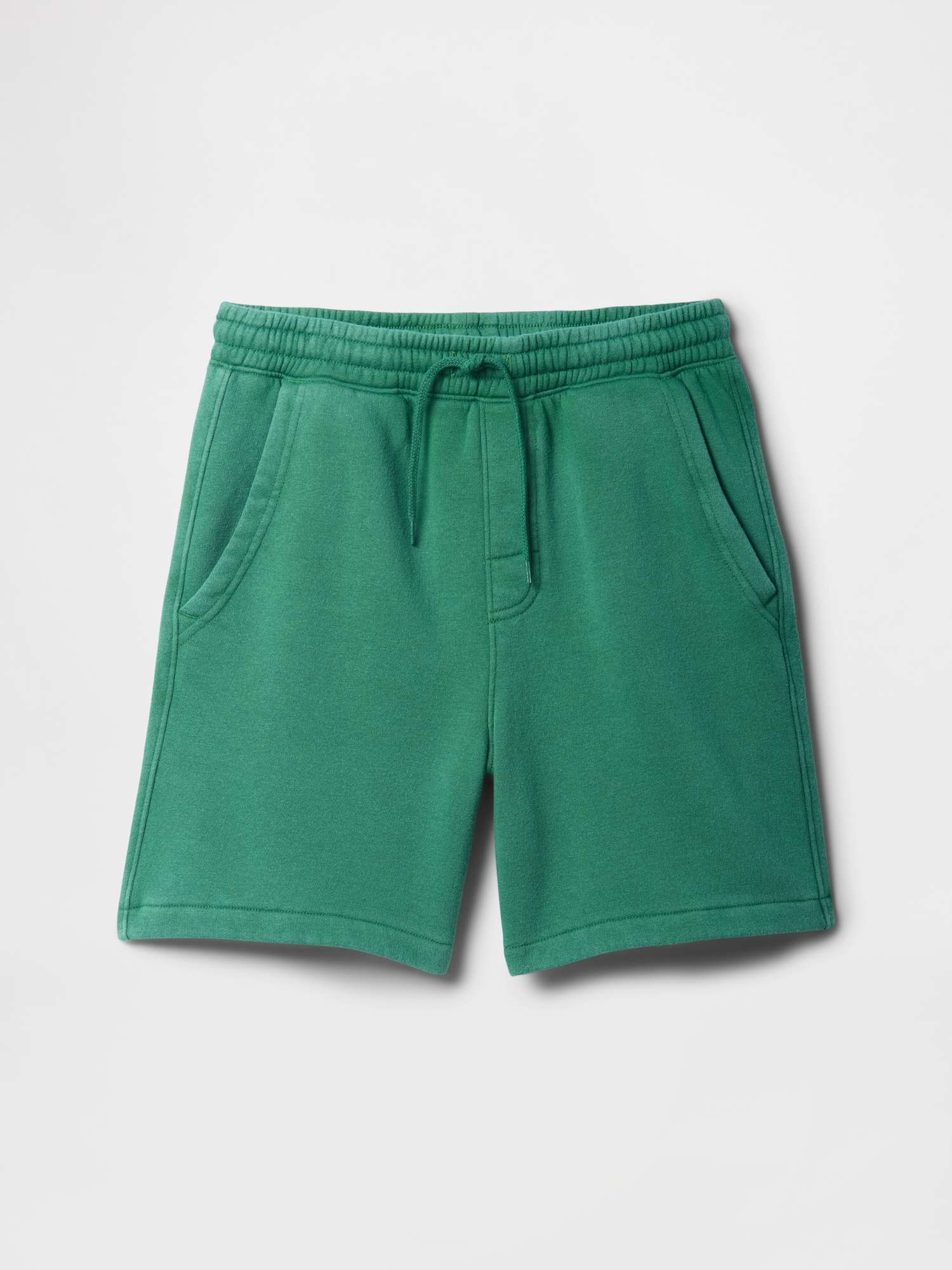 Kids Washed-Fleece Pull-On Shorts