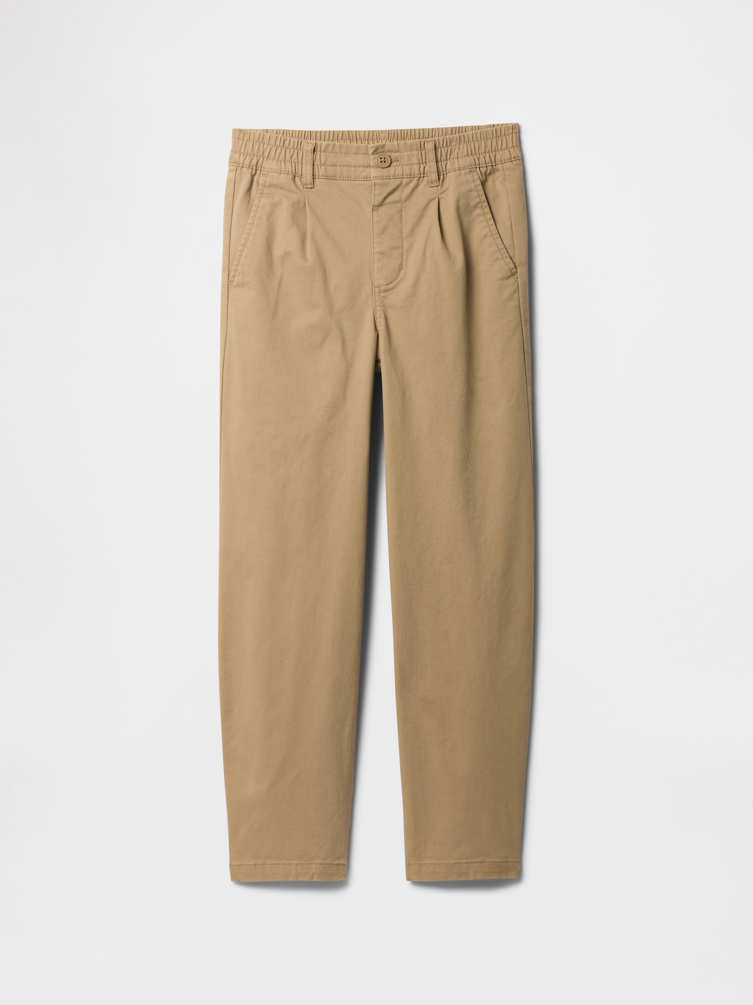 Kids Relaxed Uniform Chinos - Brown