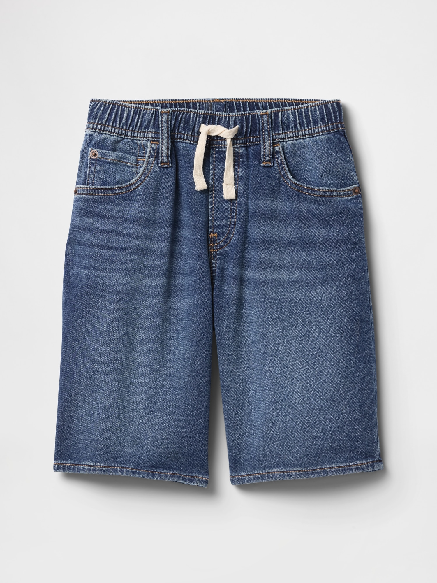 Kids Pull-On Sweatpant Jean Shorts