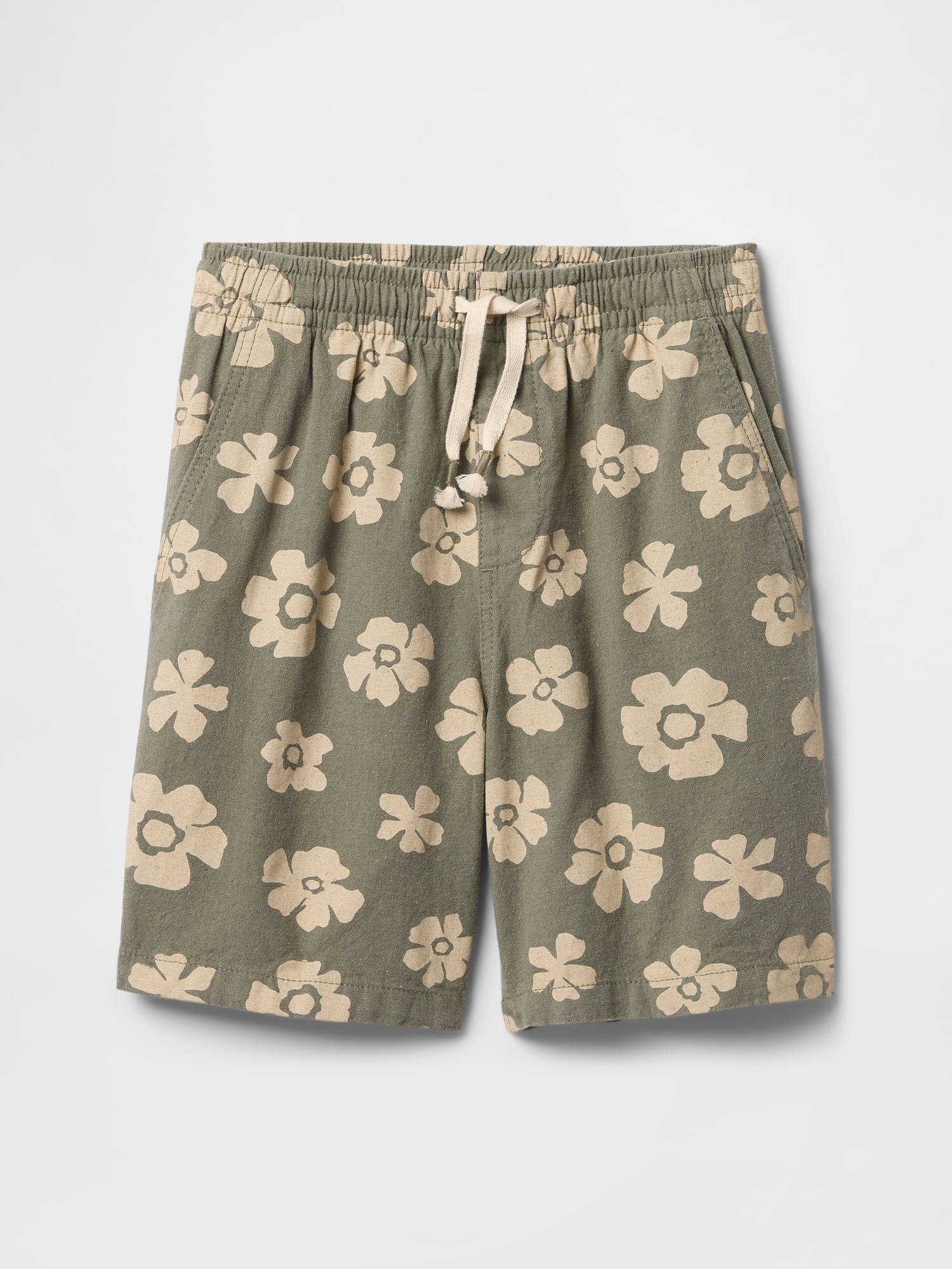 Kids Relaxed Poplin Pull-On Shorts