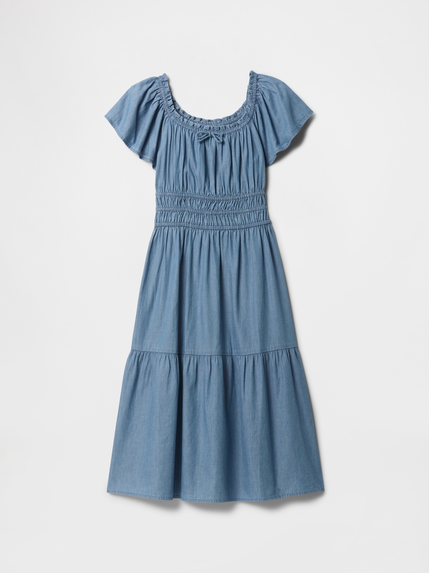 Kids Smocked Midi Dress