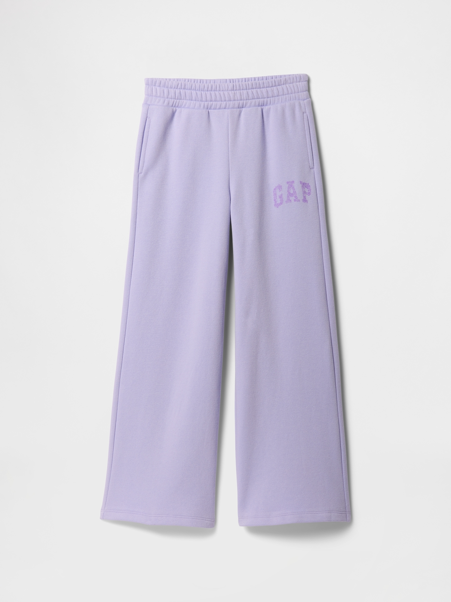 Kids Relaxed Gap Logo Wide-Leg Pants