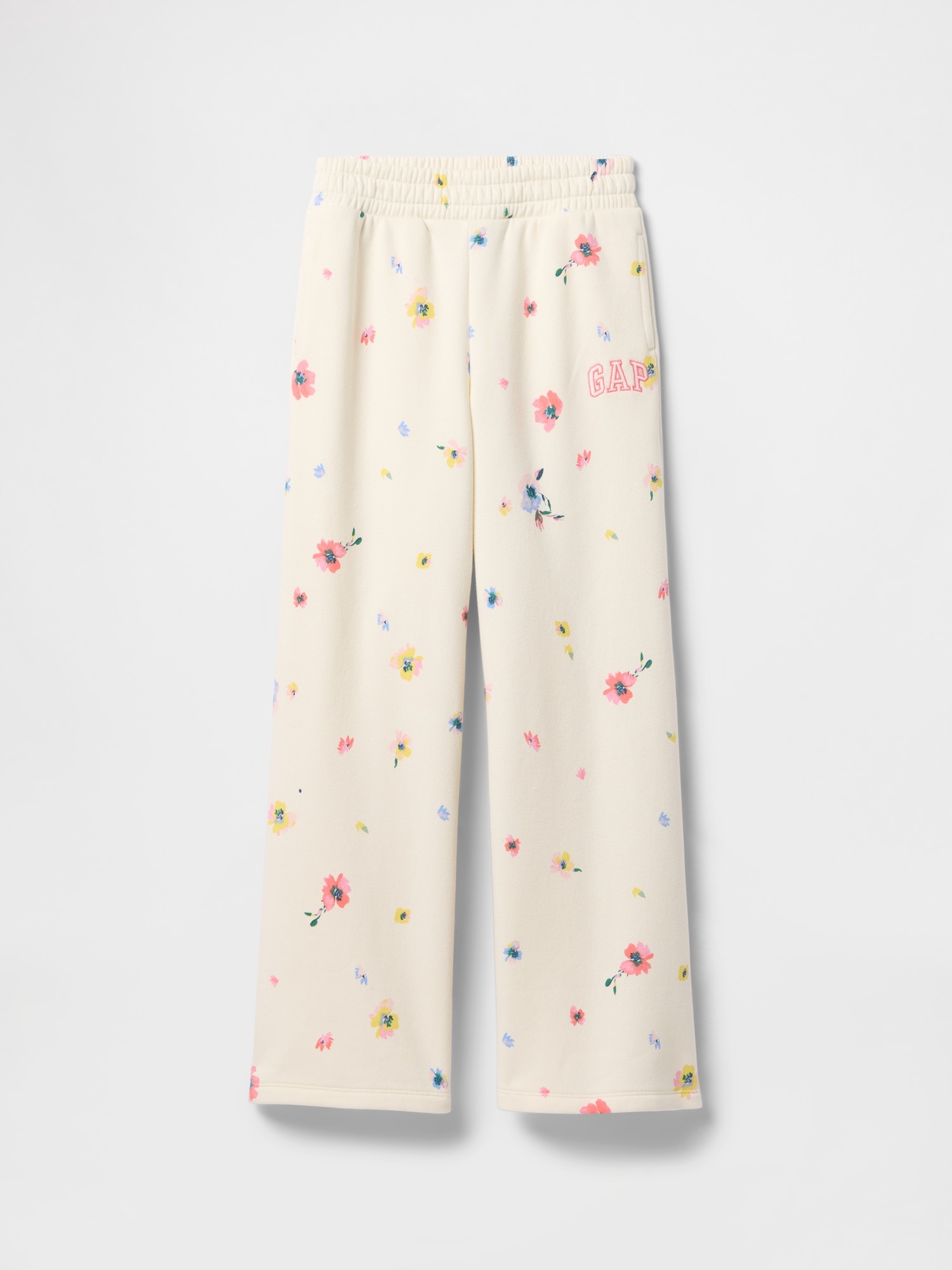 Kids Relaxed Gap Logo Wide-Leg Pants