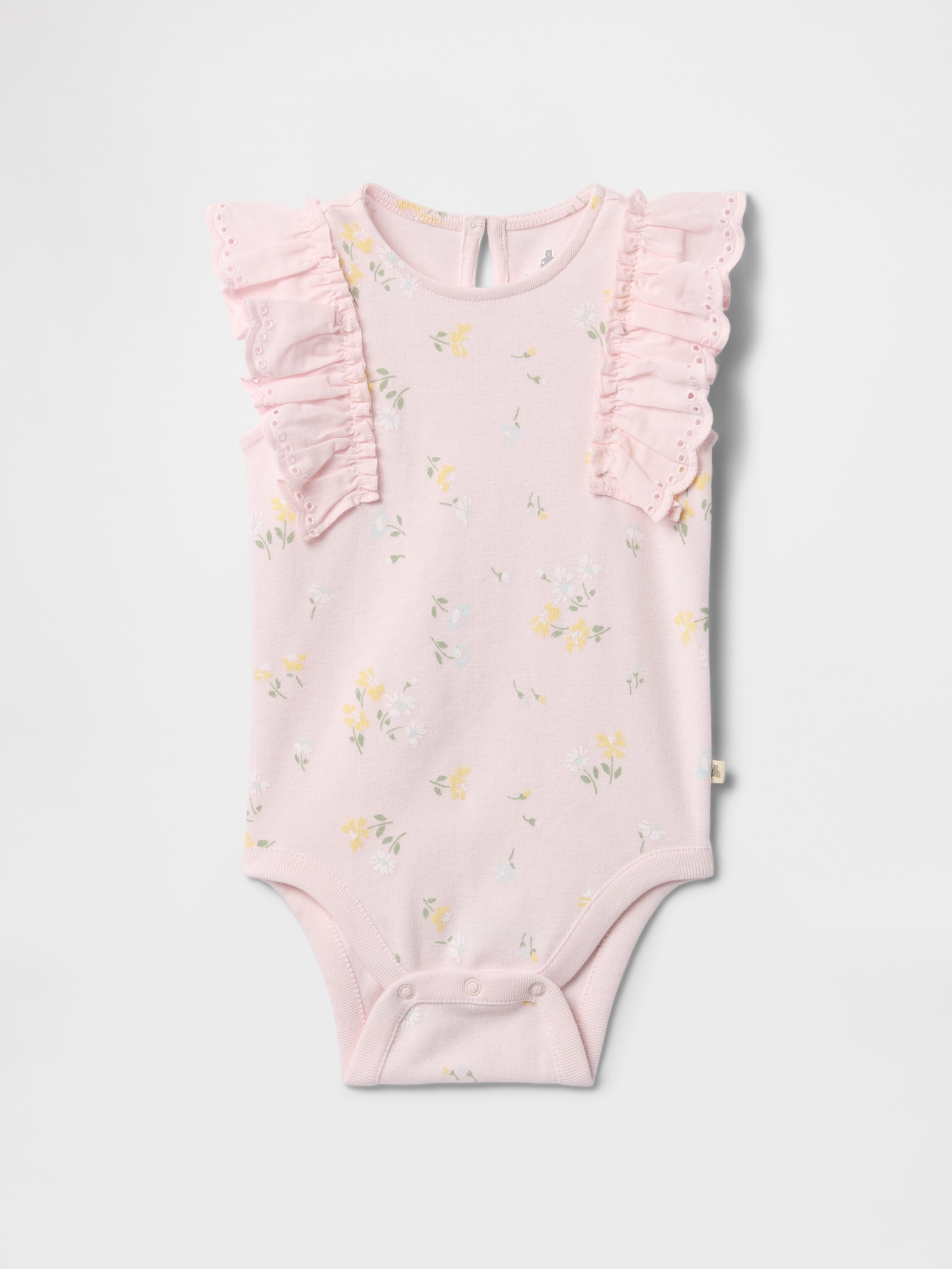 Baby Eyelet Ruffle Bodysuit