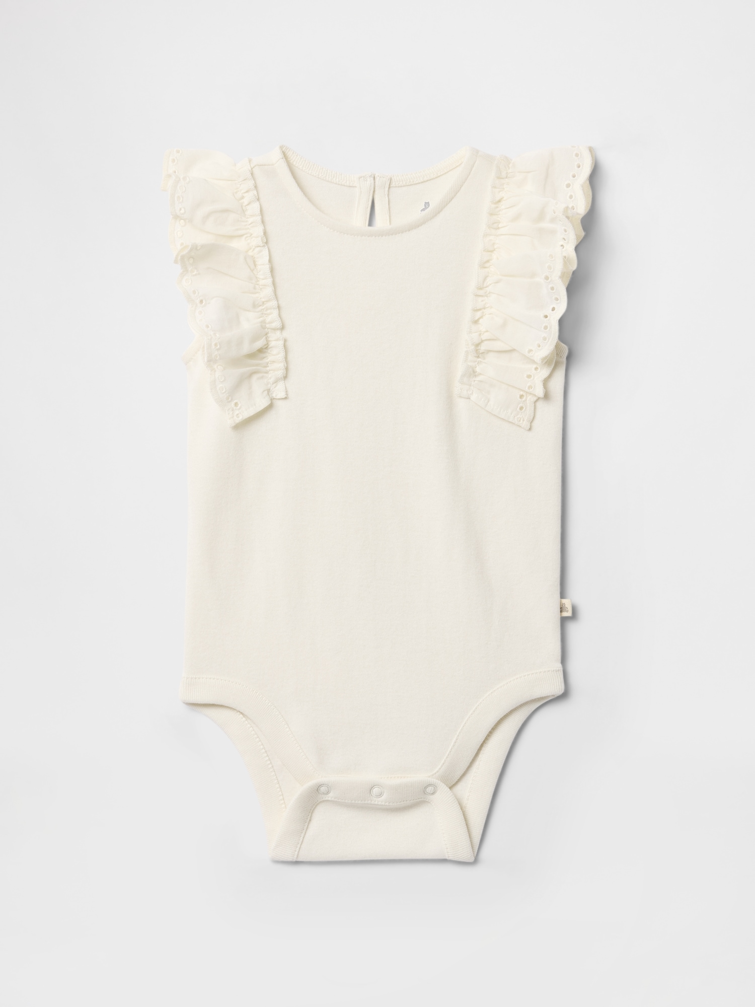 Baby Eyelet Ruffle Bodysuit