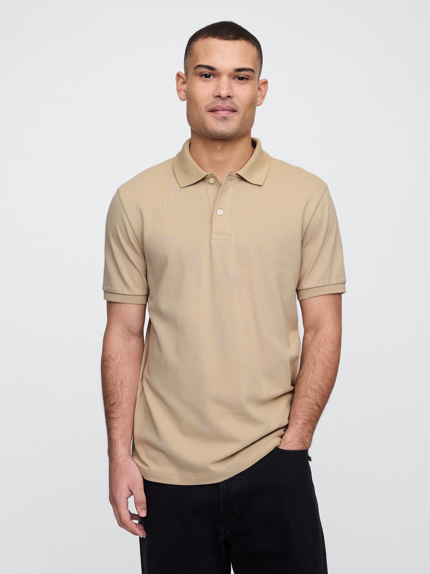 Stretch Pique Polo Shirt