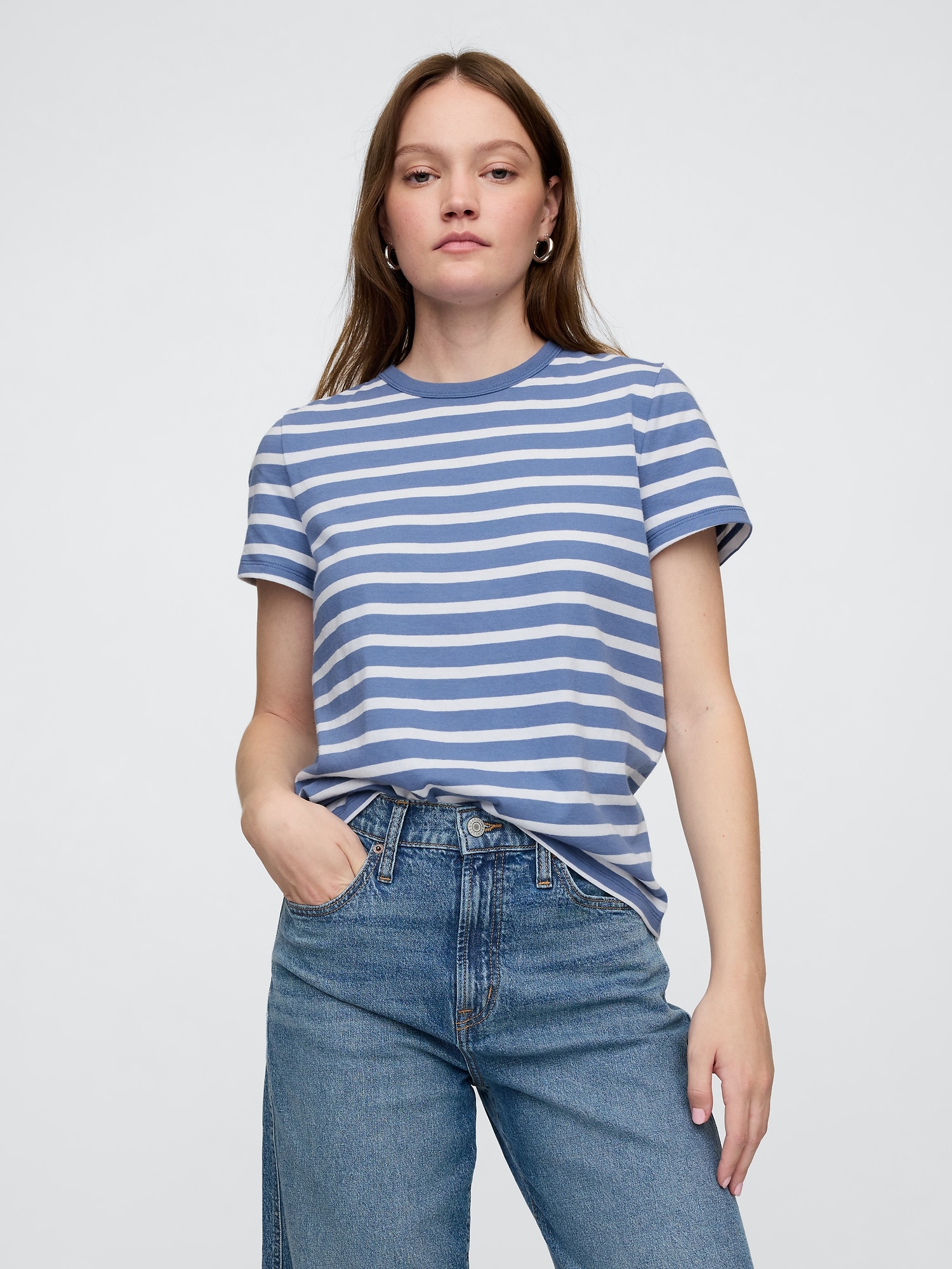 Favorite Stripe Crewneck T-Shirt