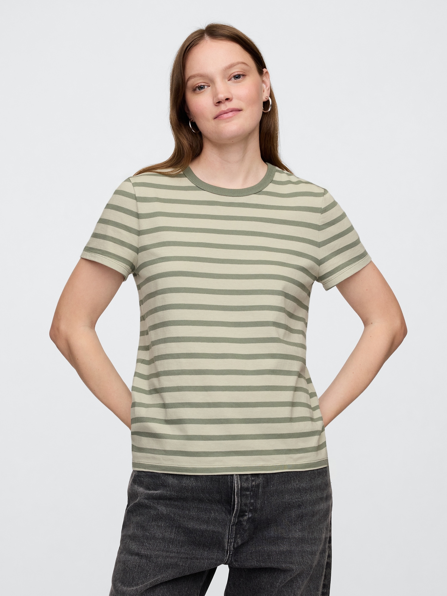 Favorite Stripe Crewneck T-Shirt