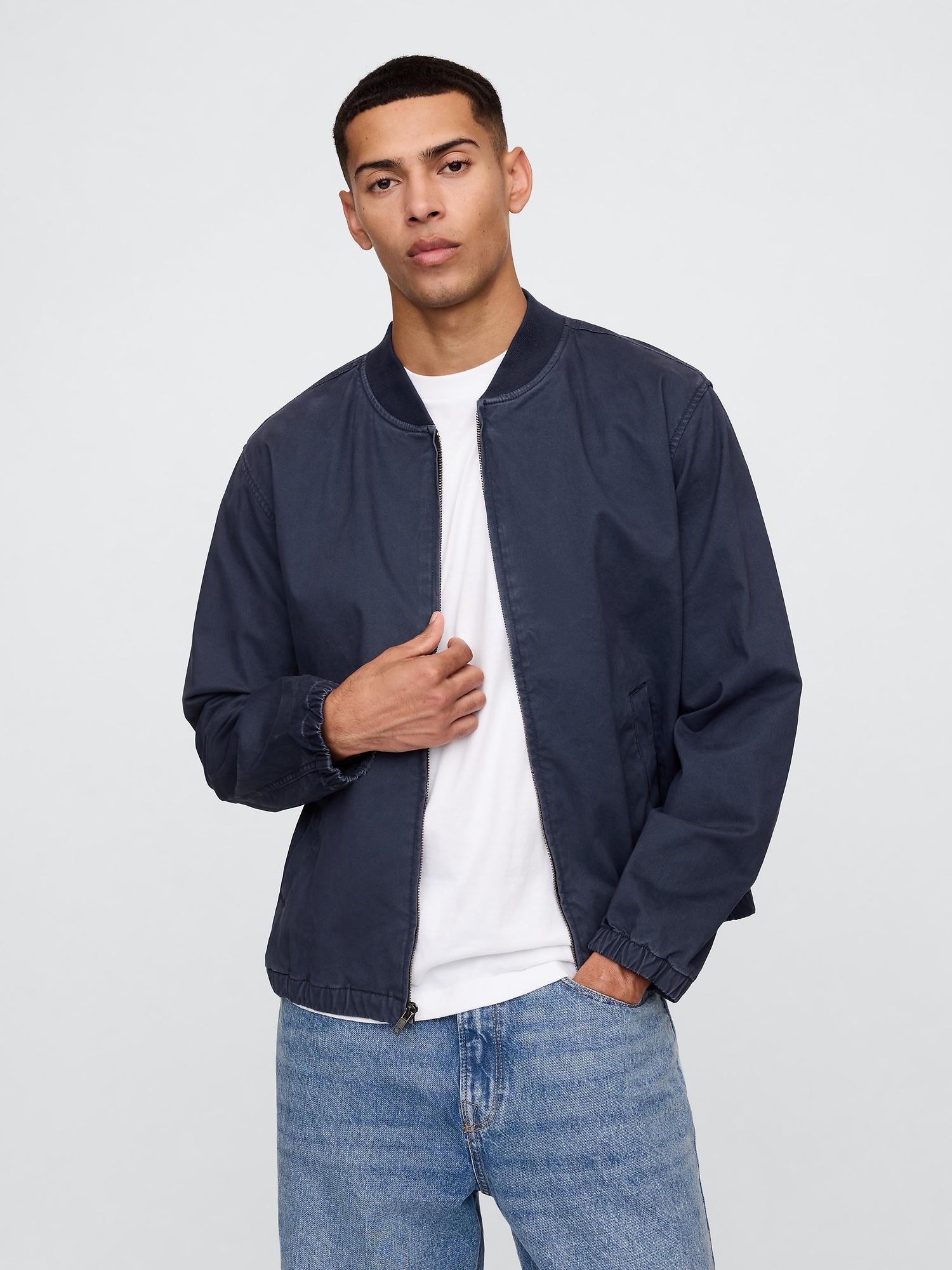 Relaxed Bomber Jacket