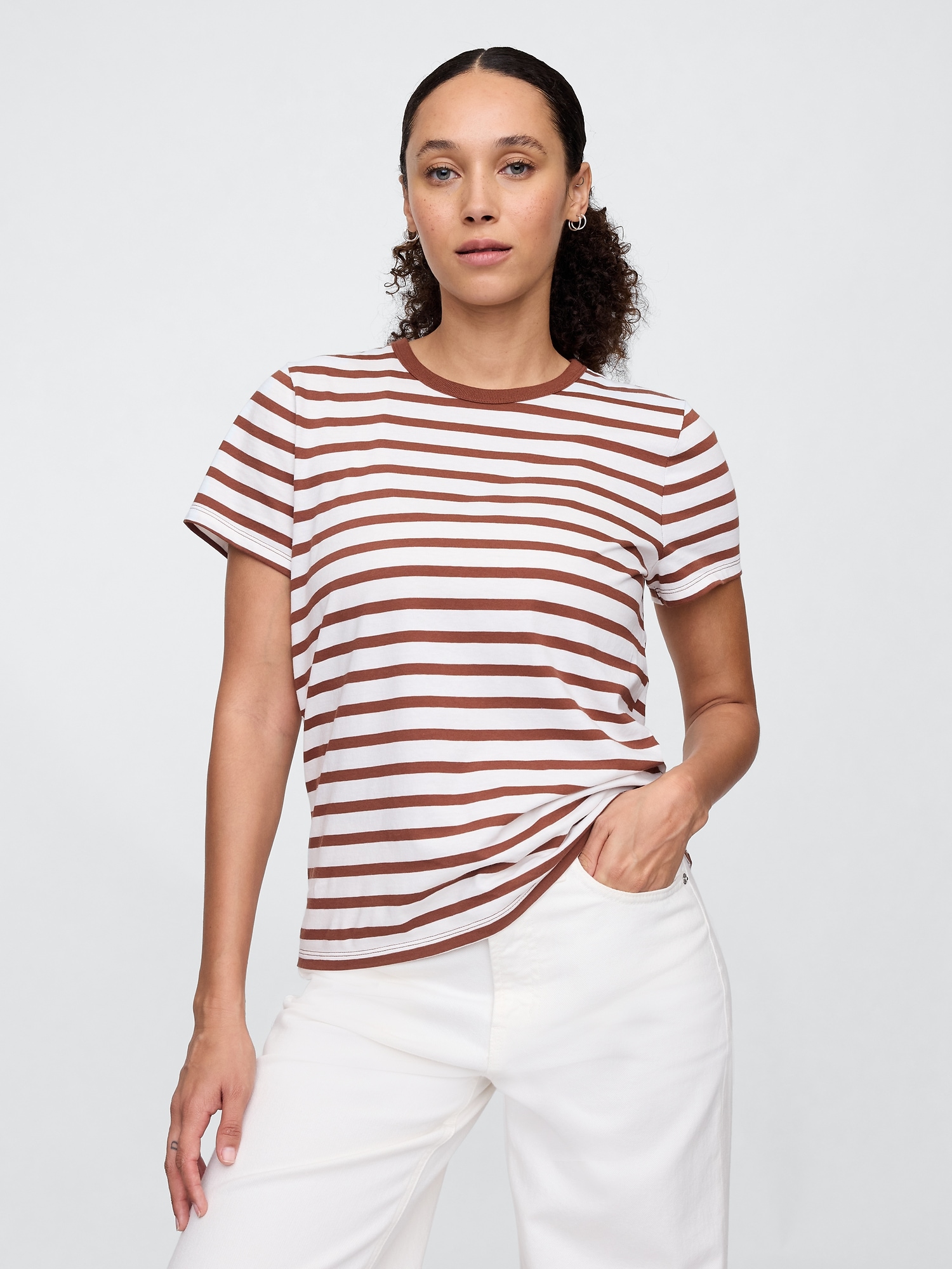 Favorite Stripe Crewneck T-Shirt