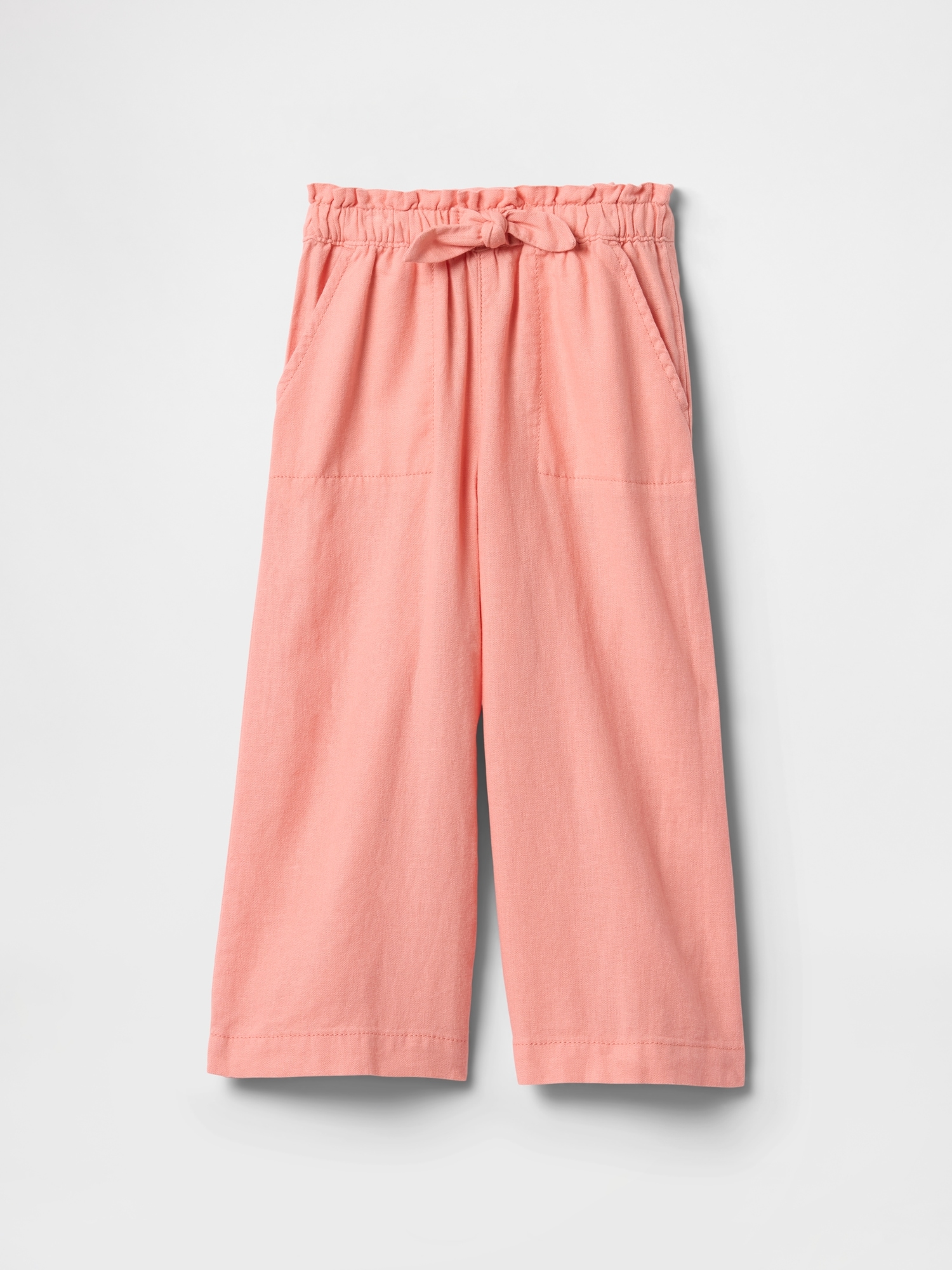 babyGap Linen-Blend Wide-Leg Pull-On Pants