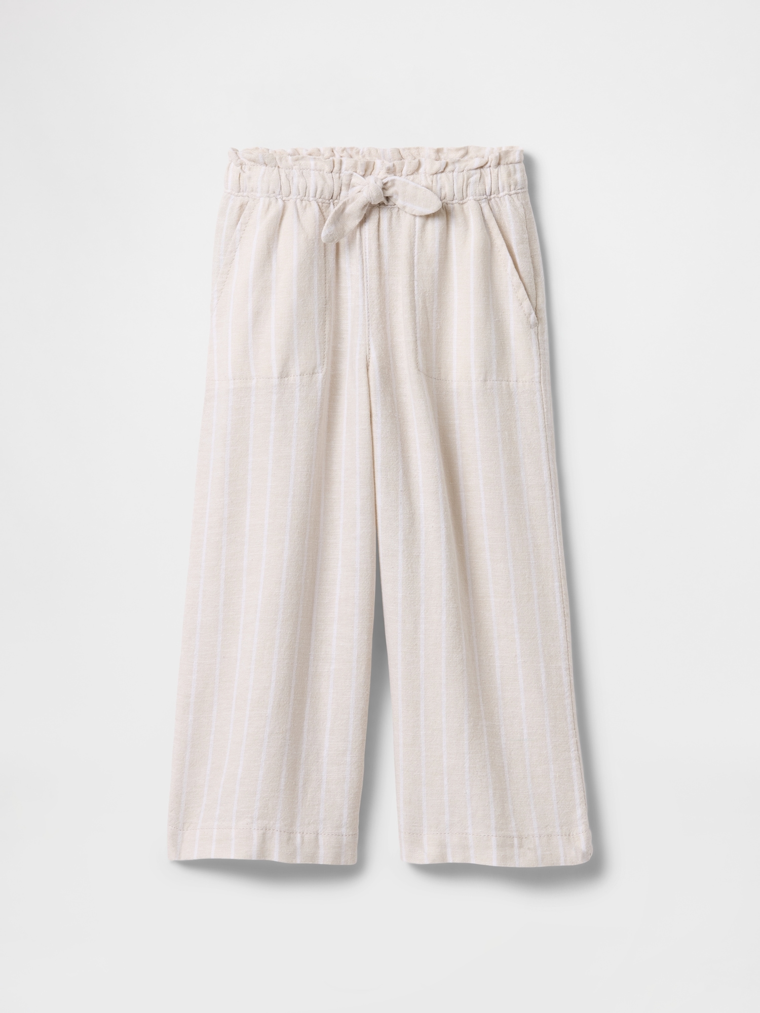 babyGap Linen-Blend Wide-Leg Pull-On Pants