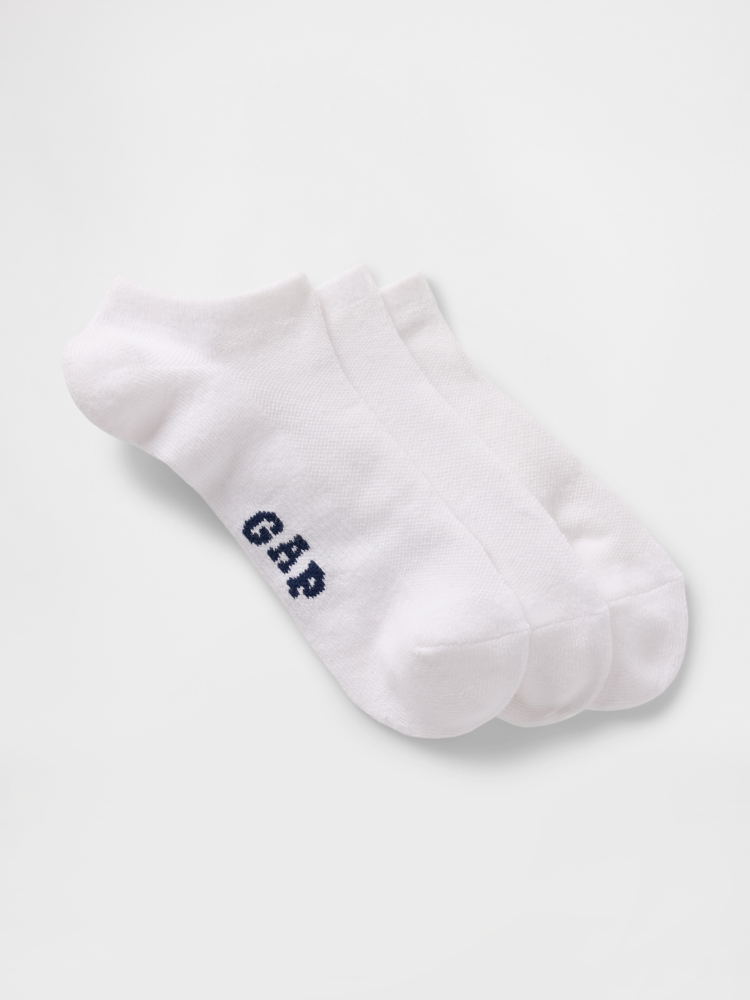 Kids Gap Logo No-Show Socks (3-Pack)