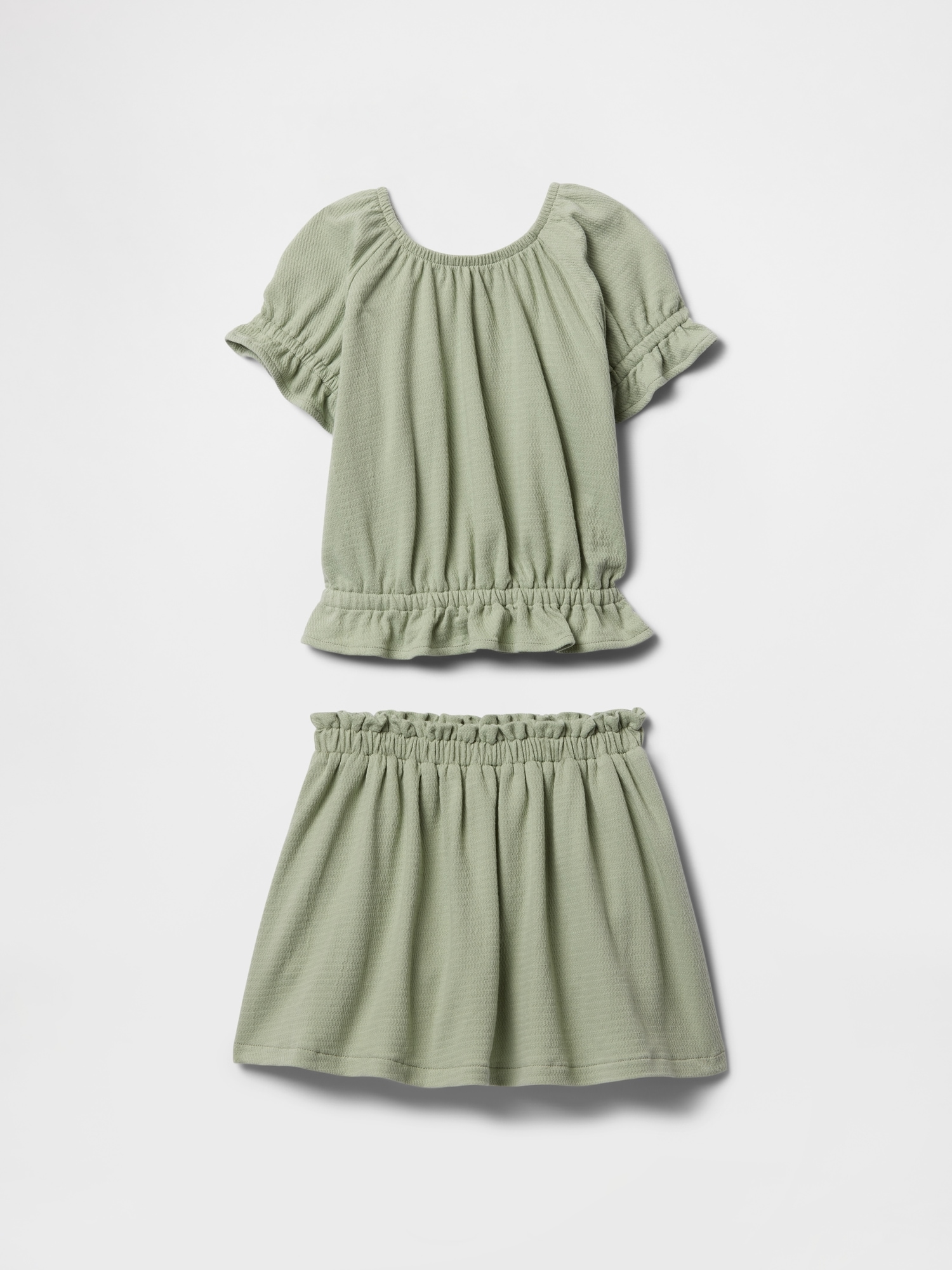 babyGap Textured Skort Two-Piece Outfit Set