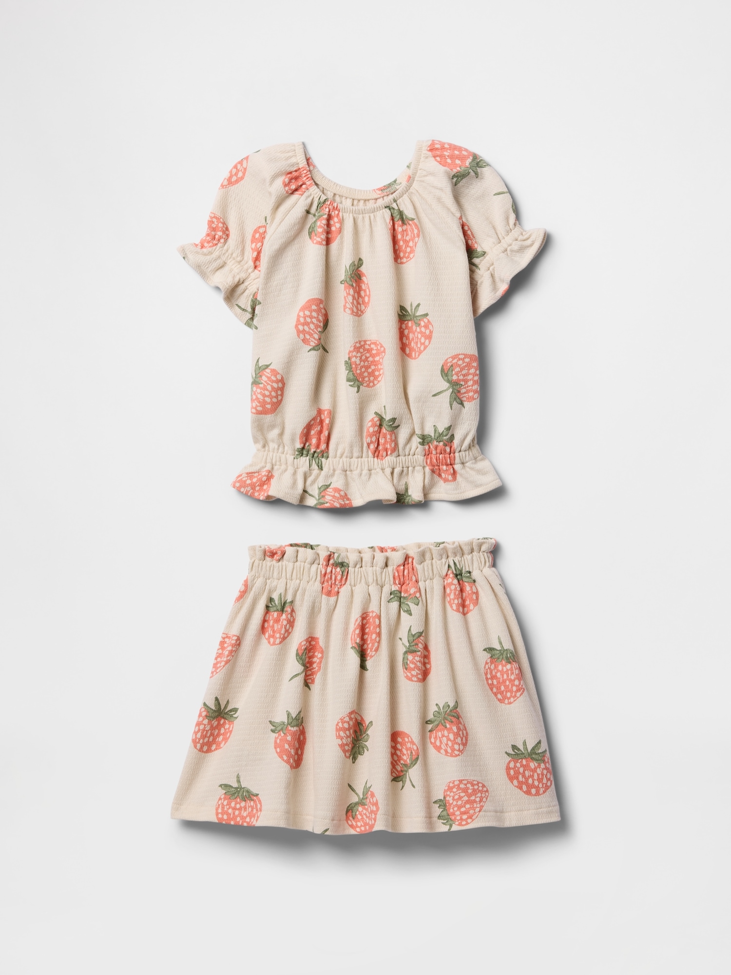 babyGap Textured Skort Two-Piece Outfit Set