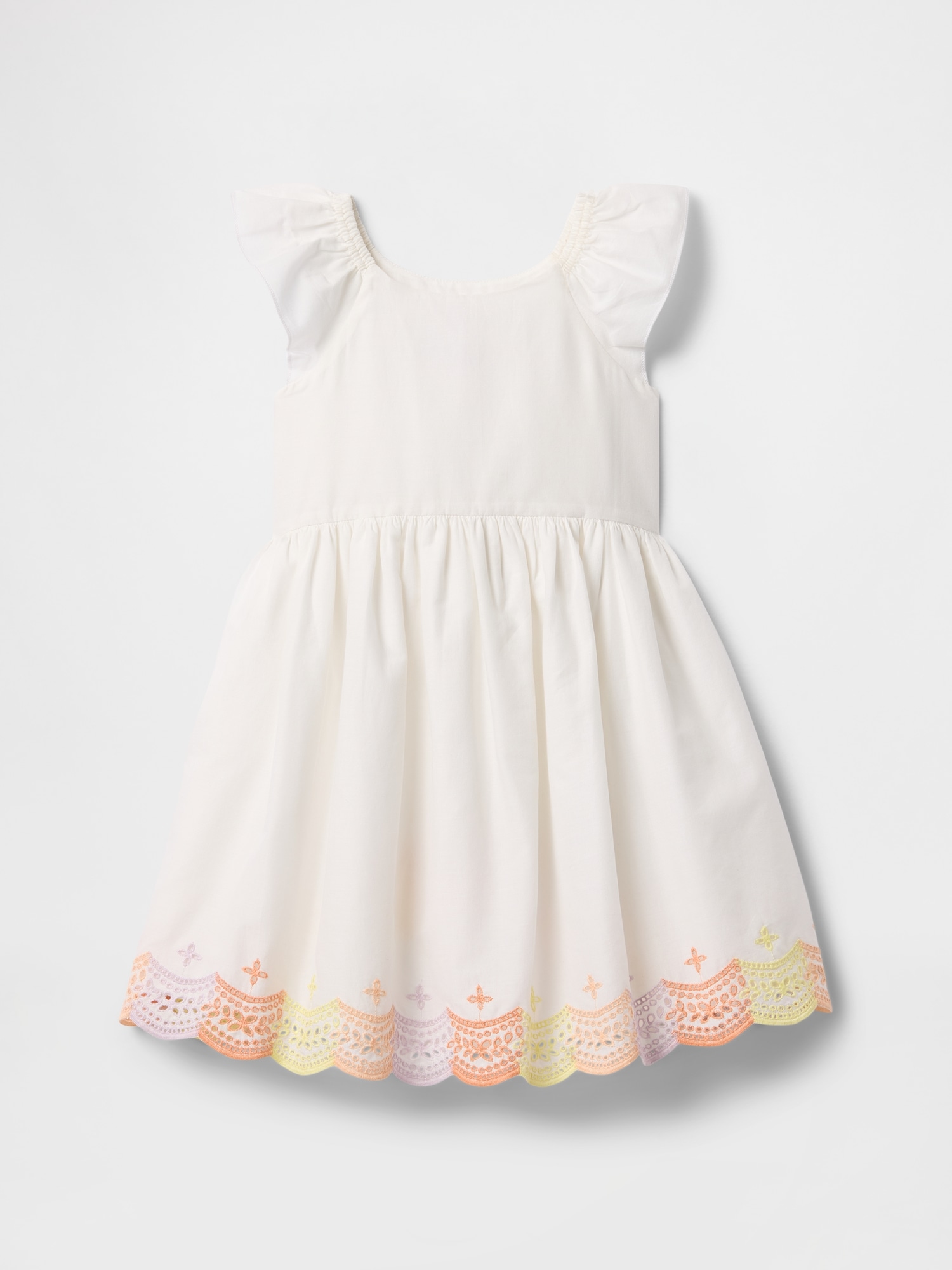 babyGap Eyelet Flutter Sleeve Dress