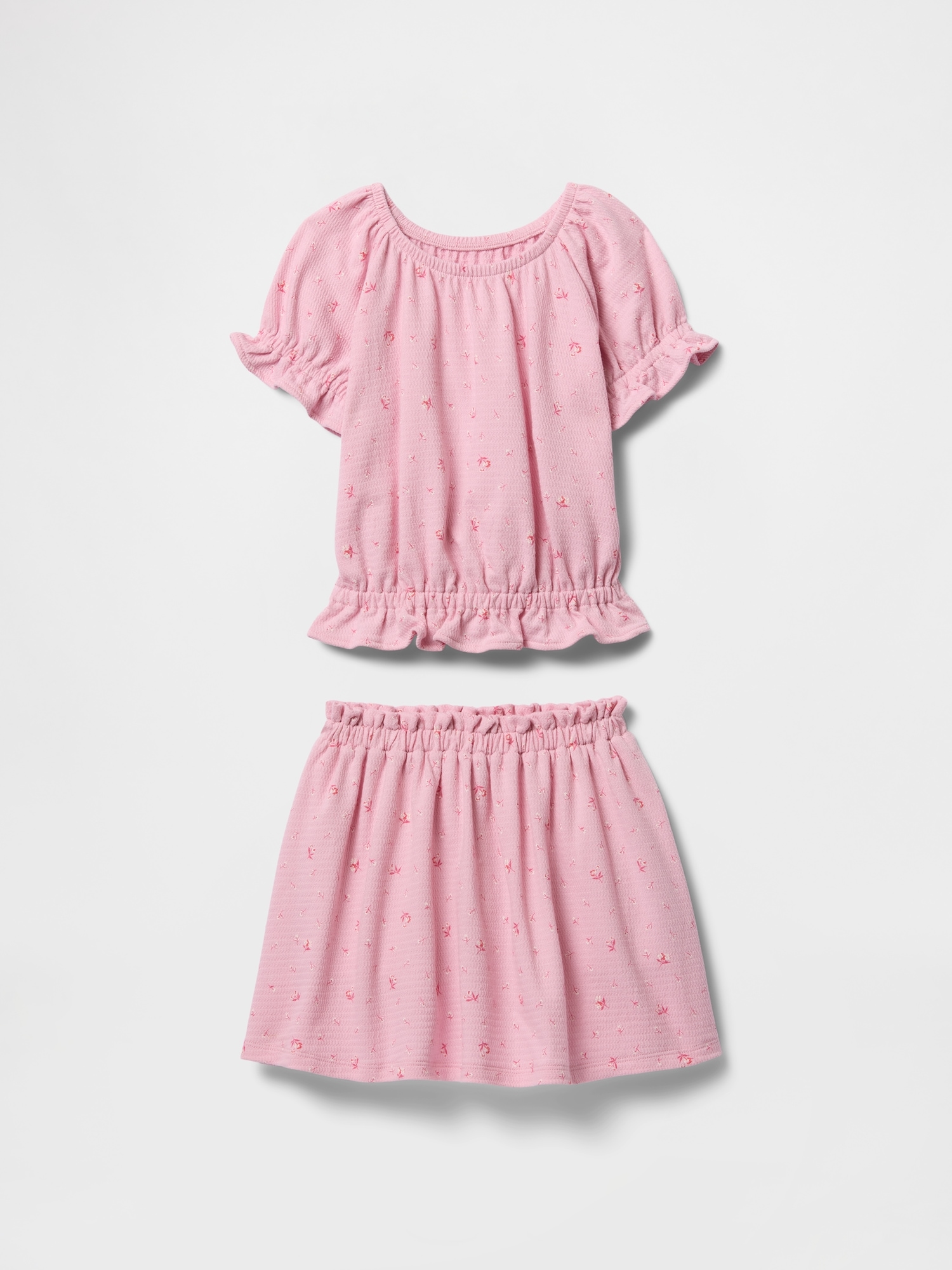 babyGap Textured Skort Two-Piece Outfit Set