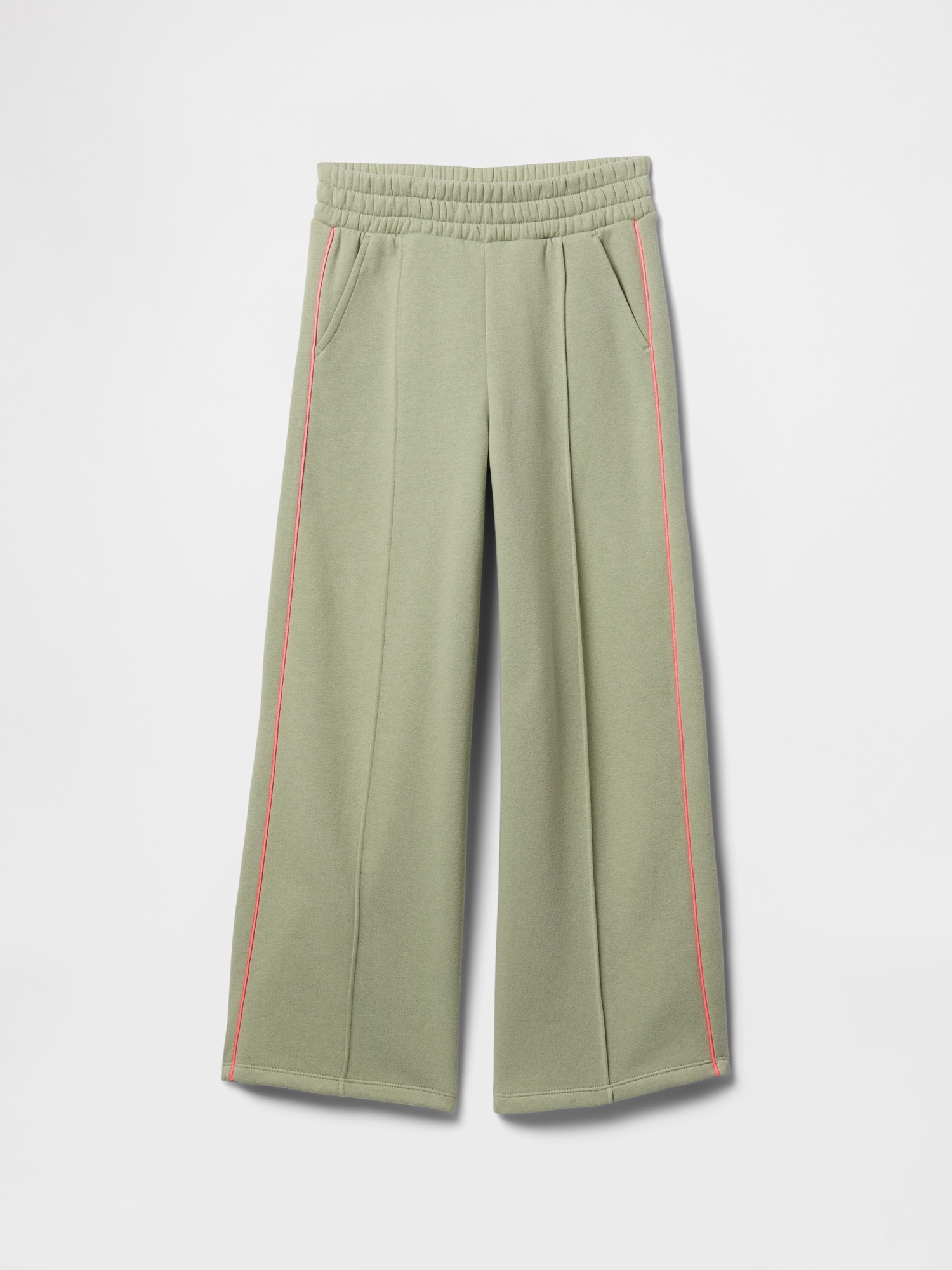 Kids Relaxed Wide-Leg Track Pants