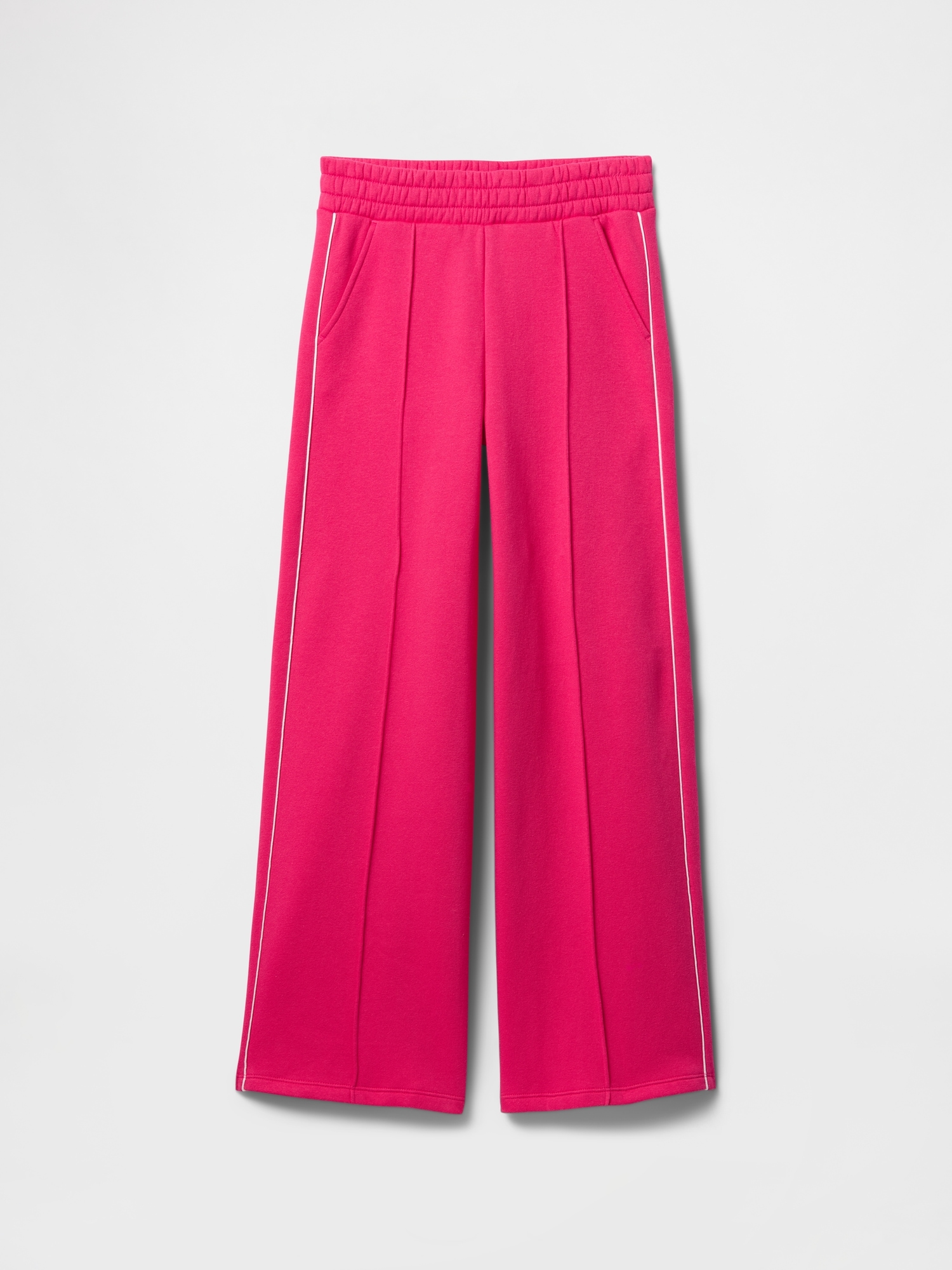 Kids Relaxed Wide-Leg Track Pants