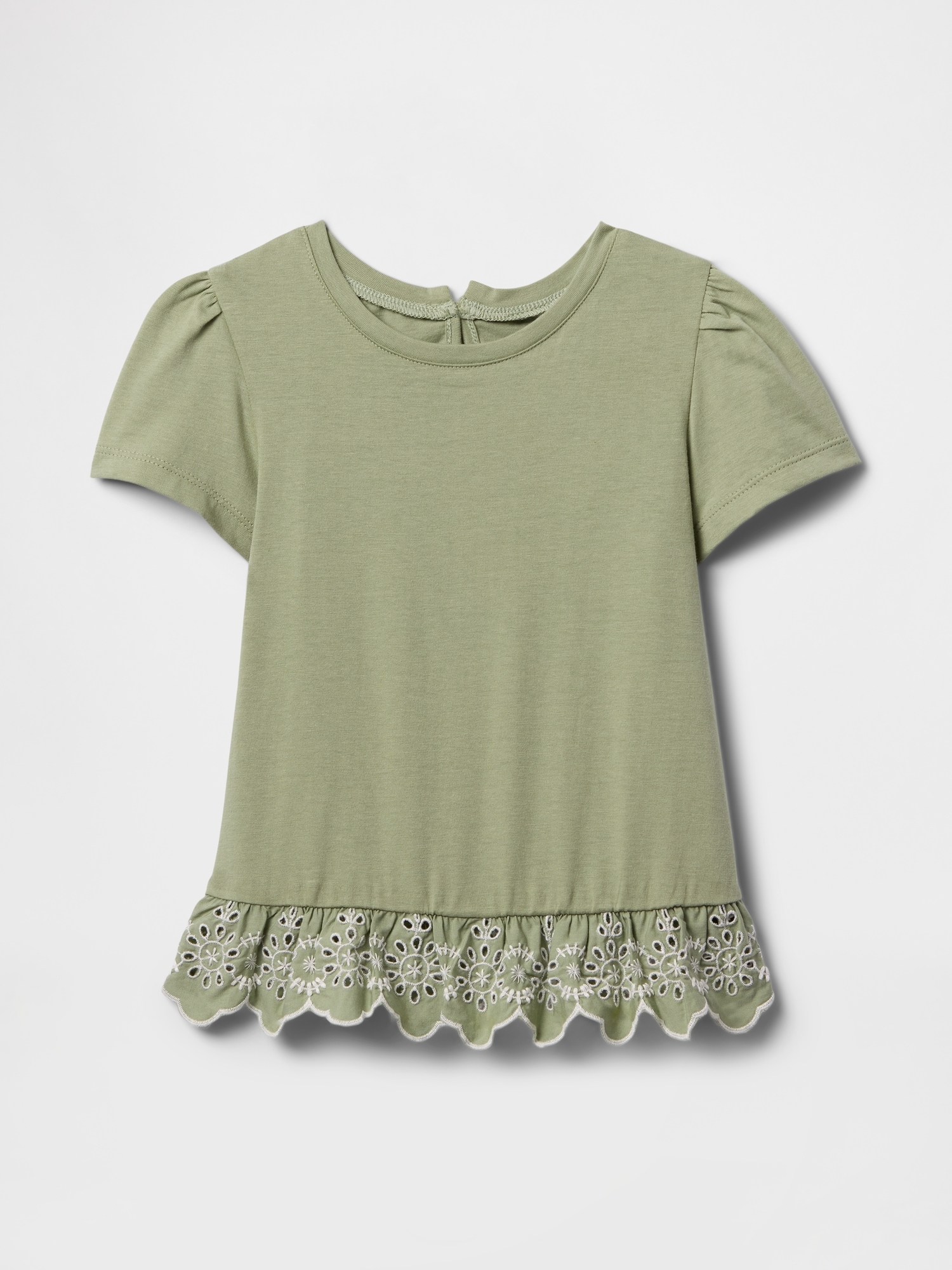 babyGap Eyelet Peplum T-Shirt