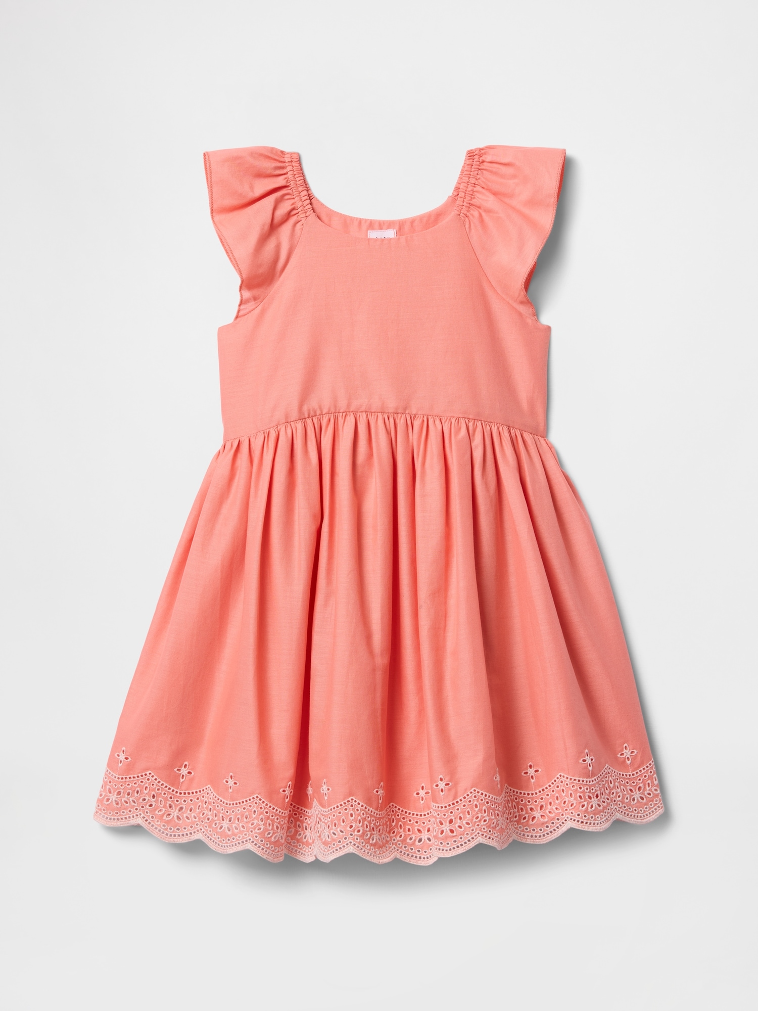 babyGap Eyelet Flutter Sleeve Dress