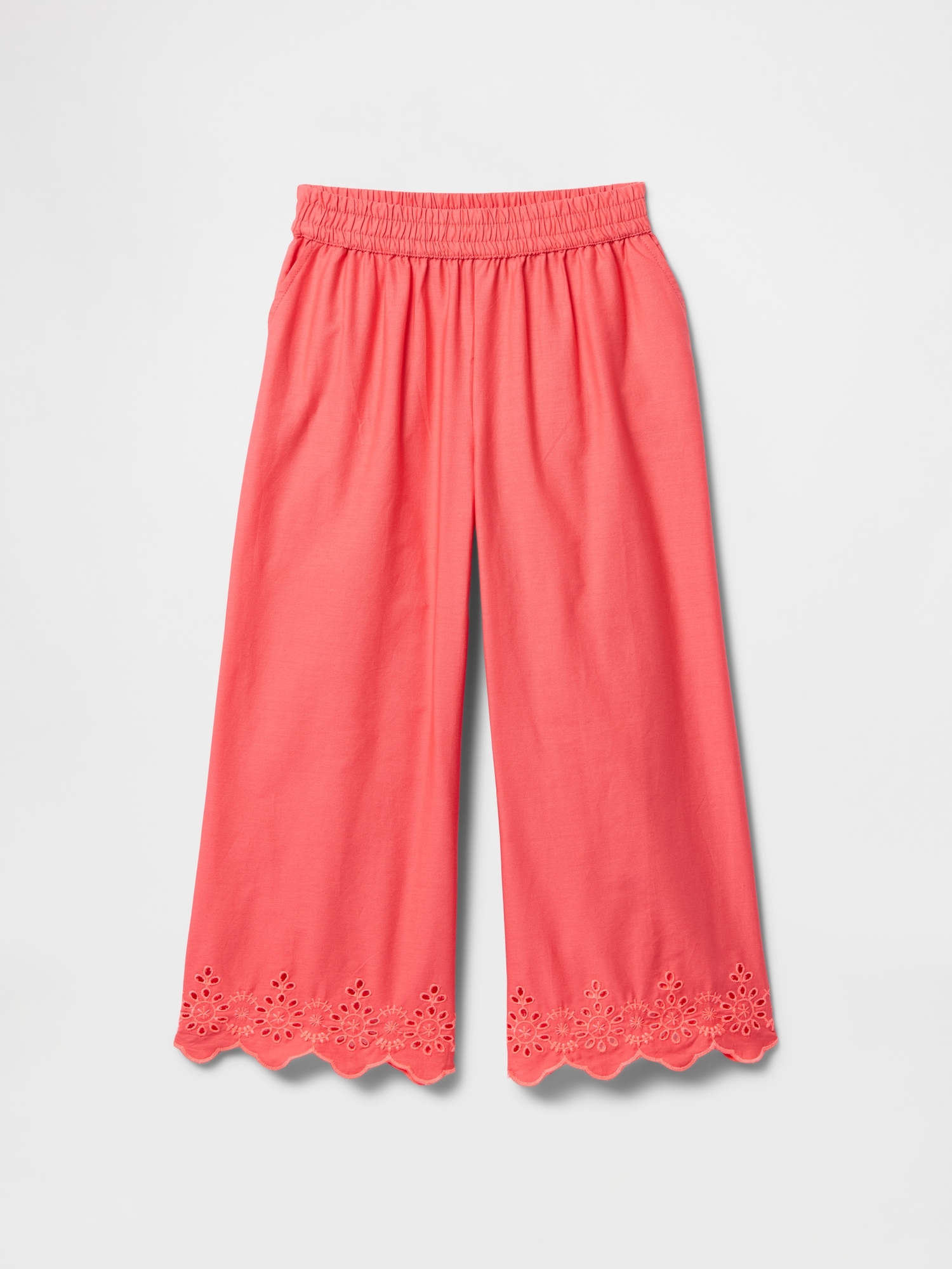 babyGap Poplin Wide-Leg Pull-On Pants