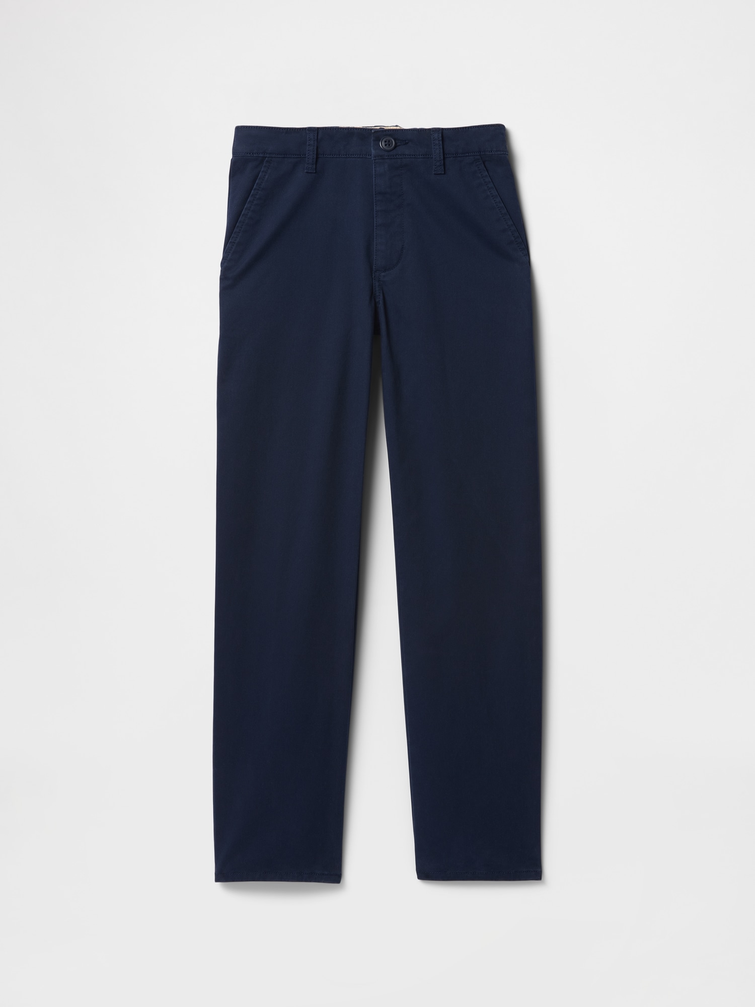 Kids Straight Uniform Chinos - Blue