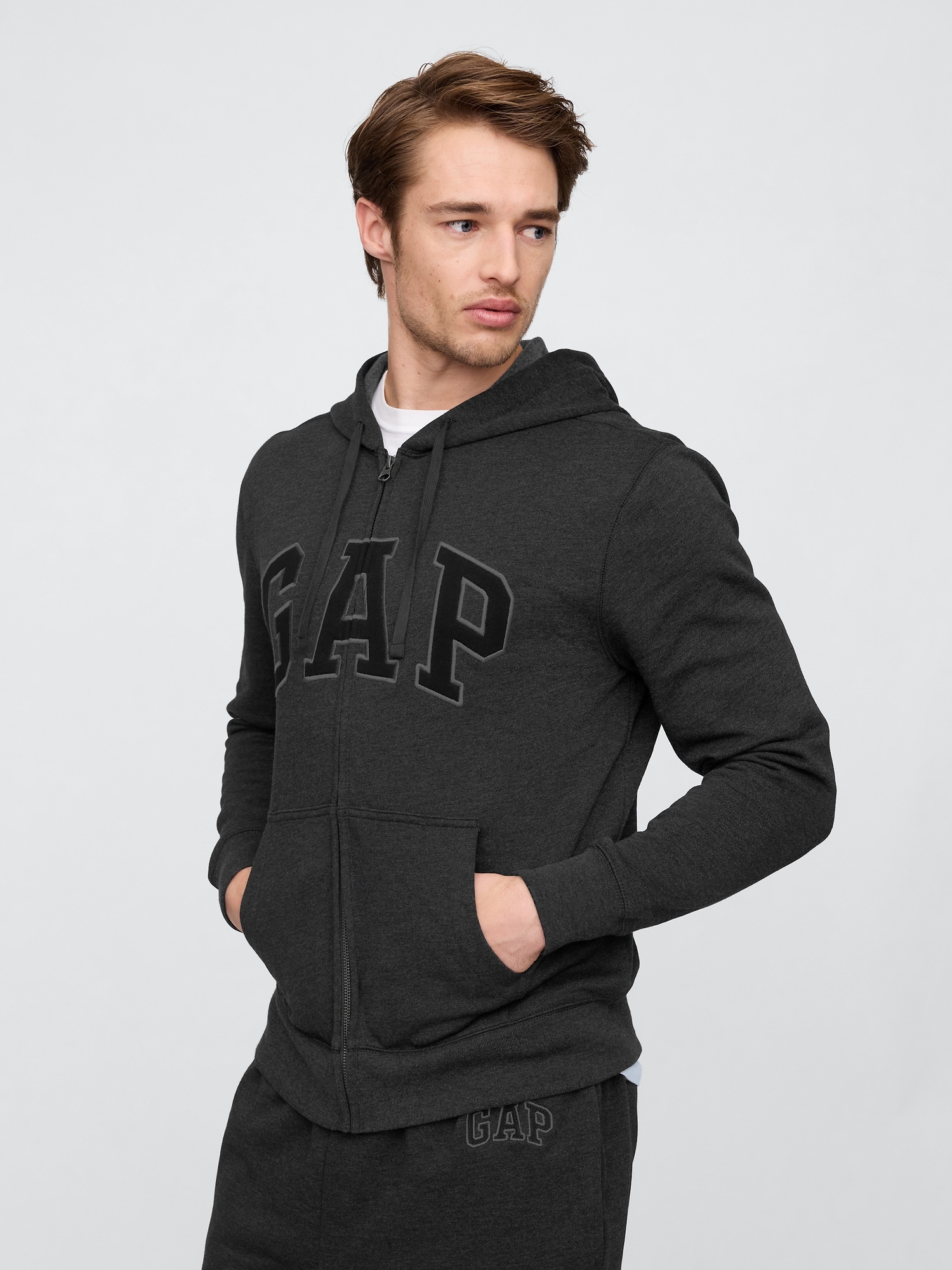 Gap Logo Zip Hoodie