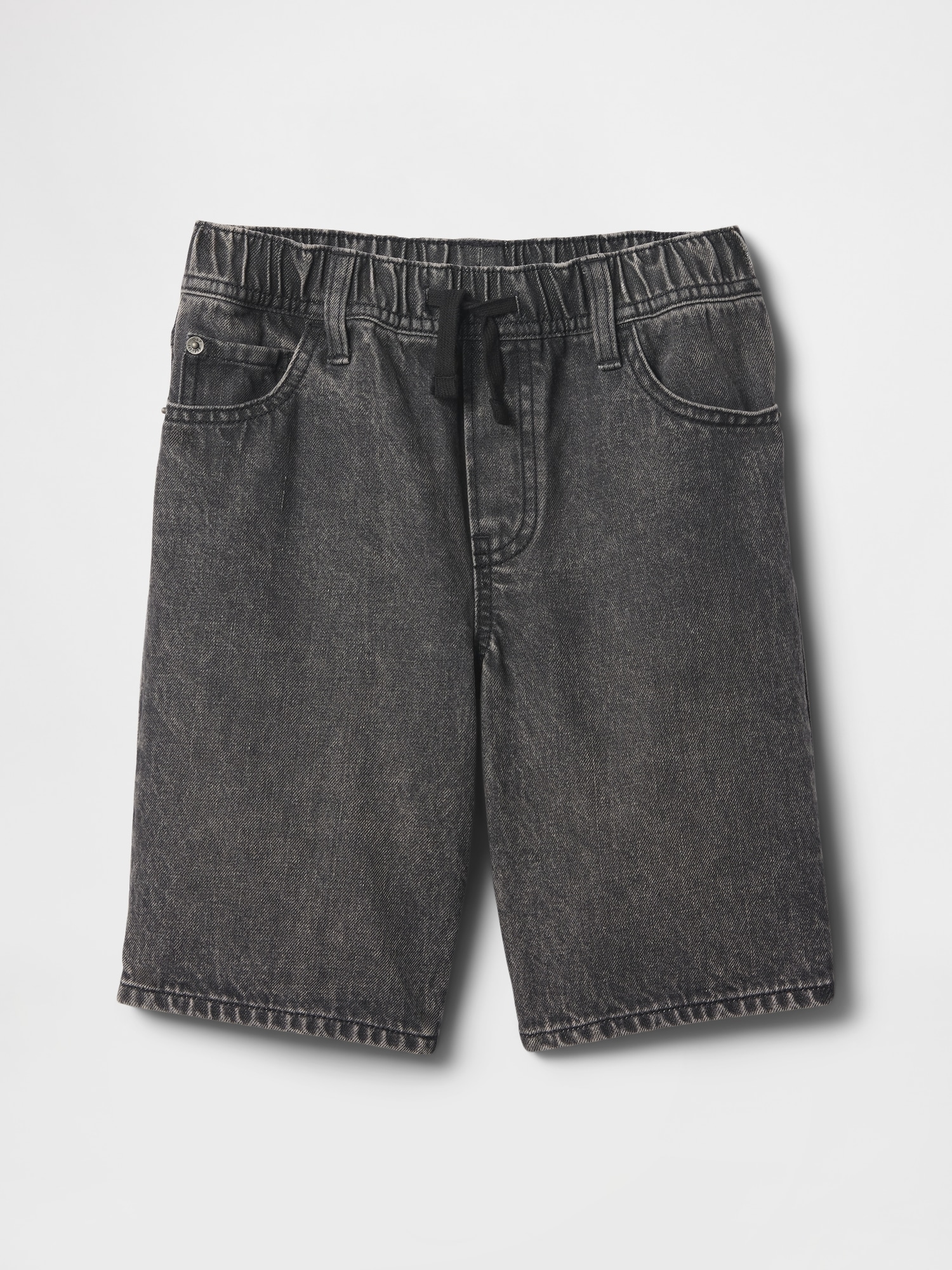 Kids Pull-On Loose Denim Shorts