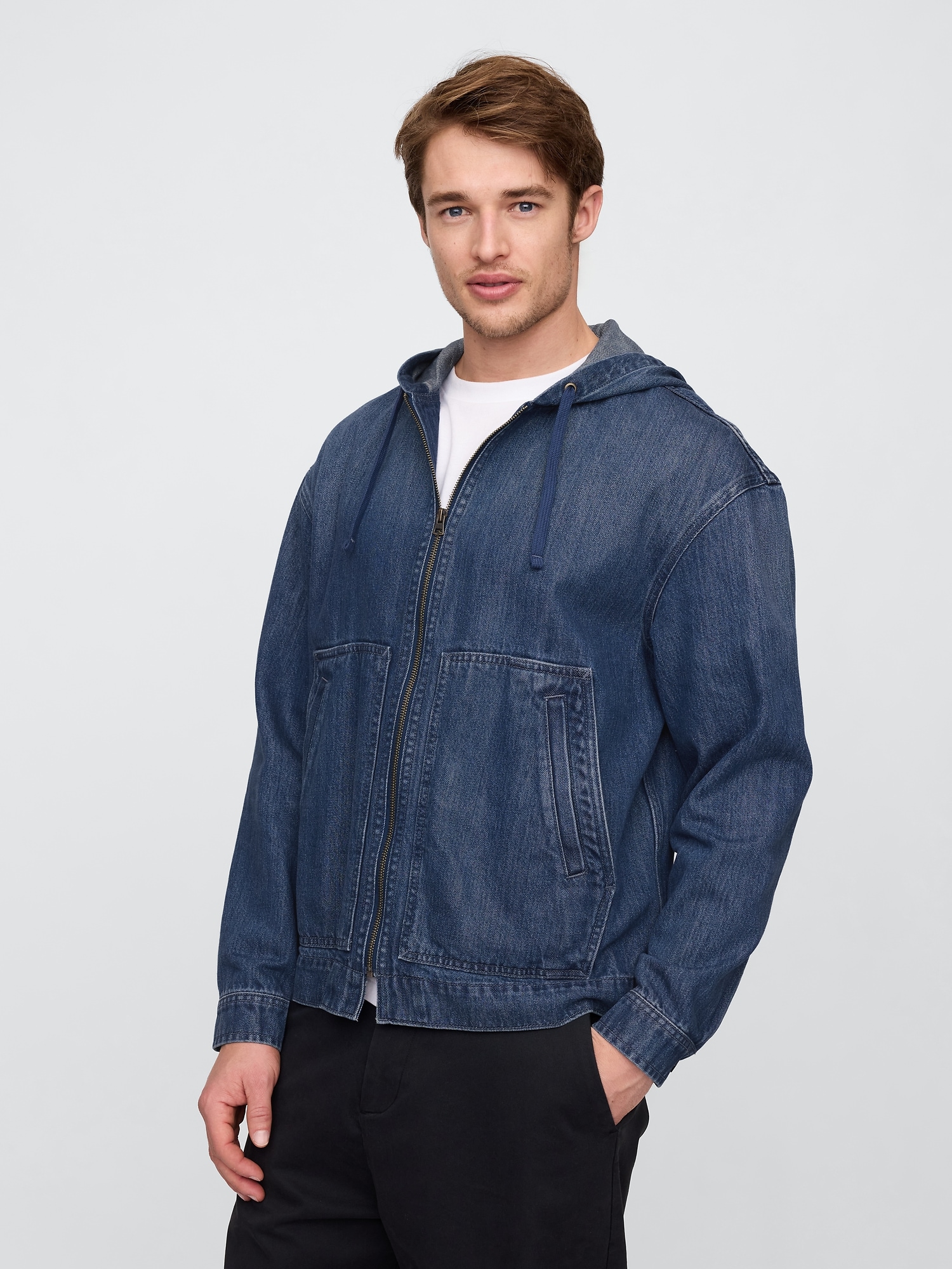 Relaxed SuperSoft Workwear Hoodie Jacket