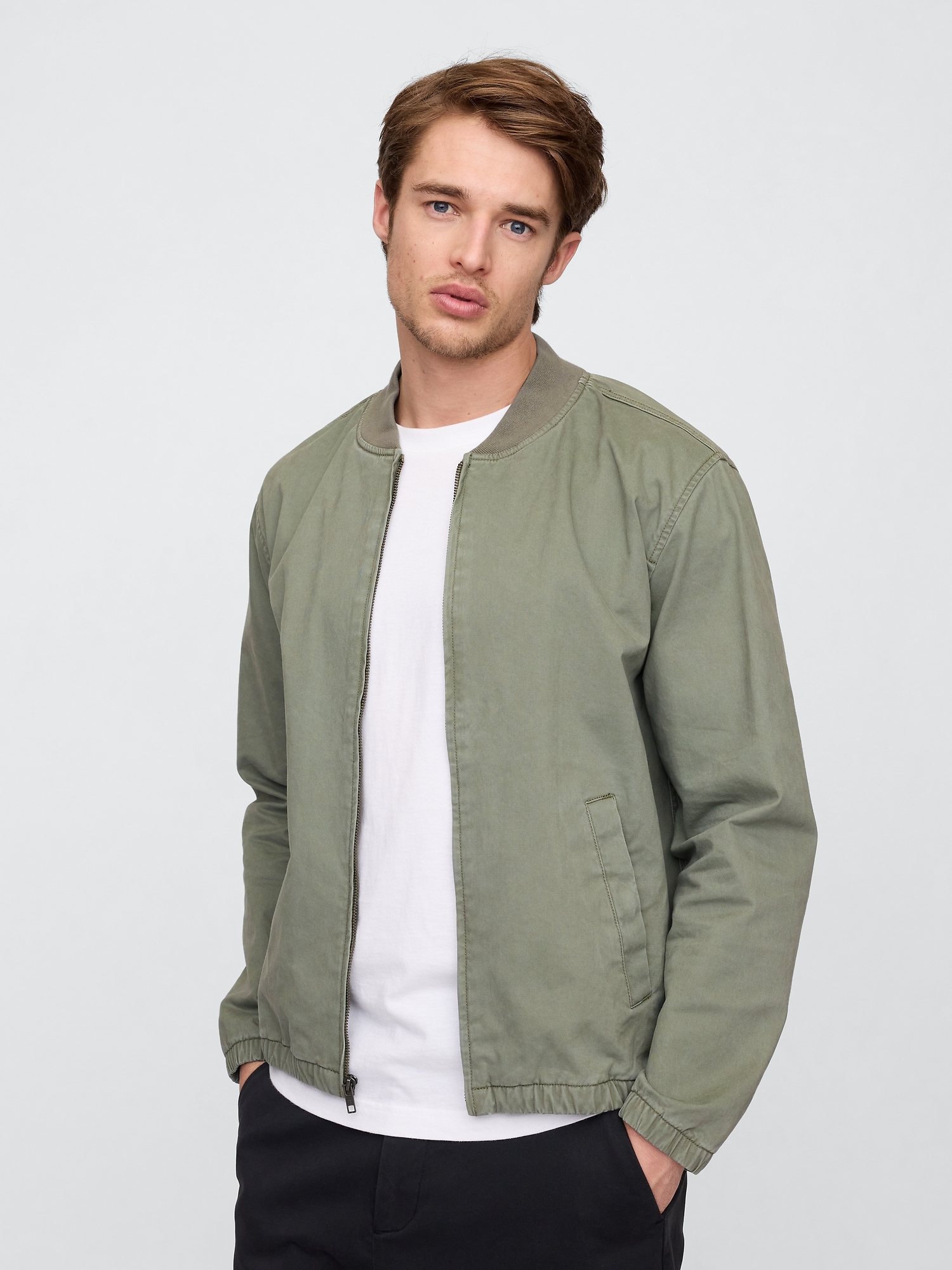 Relaxed Bomber Jacket