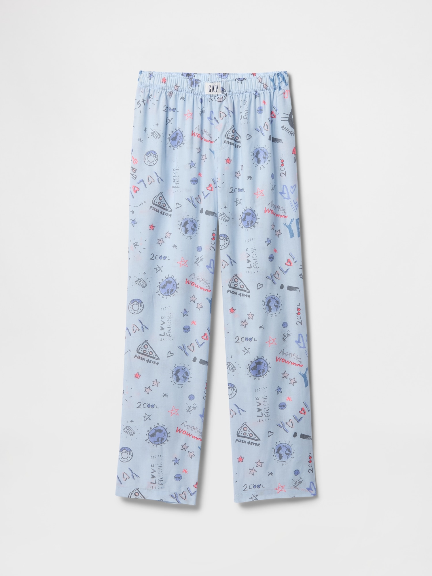 Kids 100% Recycled Poplin PJ Pants